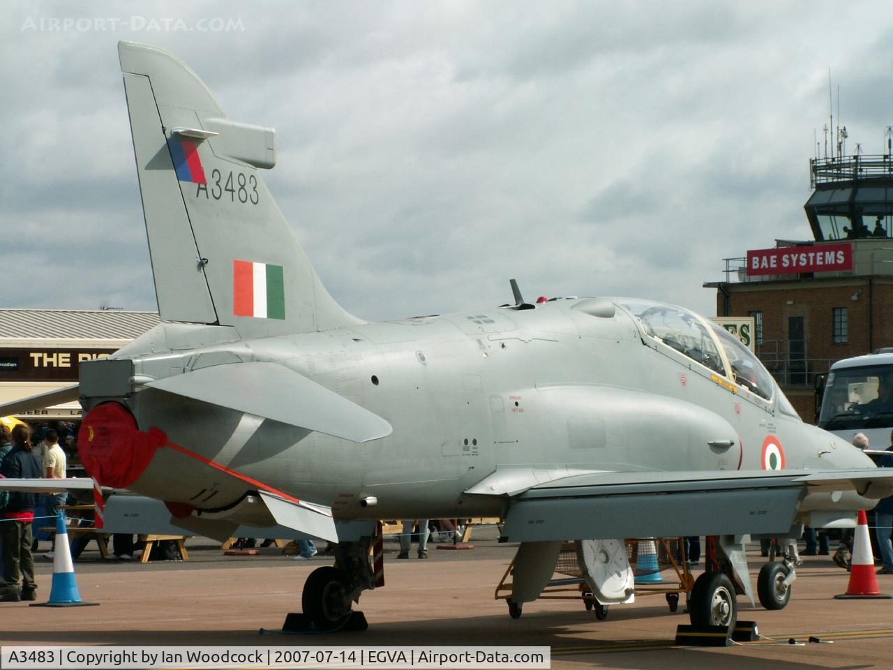 A3483, 2007 British Aerospace Hawk 132 C/N HT004/0904, BAe Hawk Mk-132/For India/RIAT Fairford