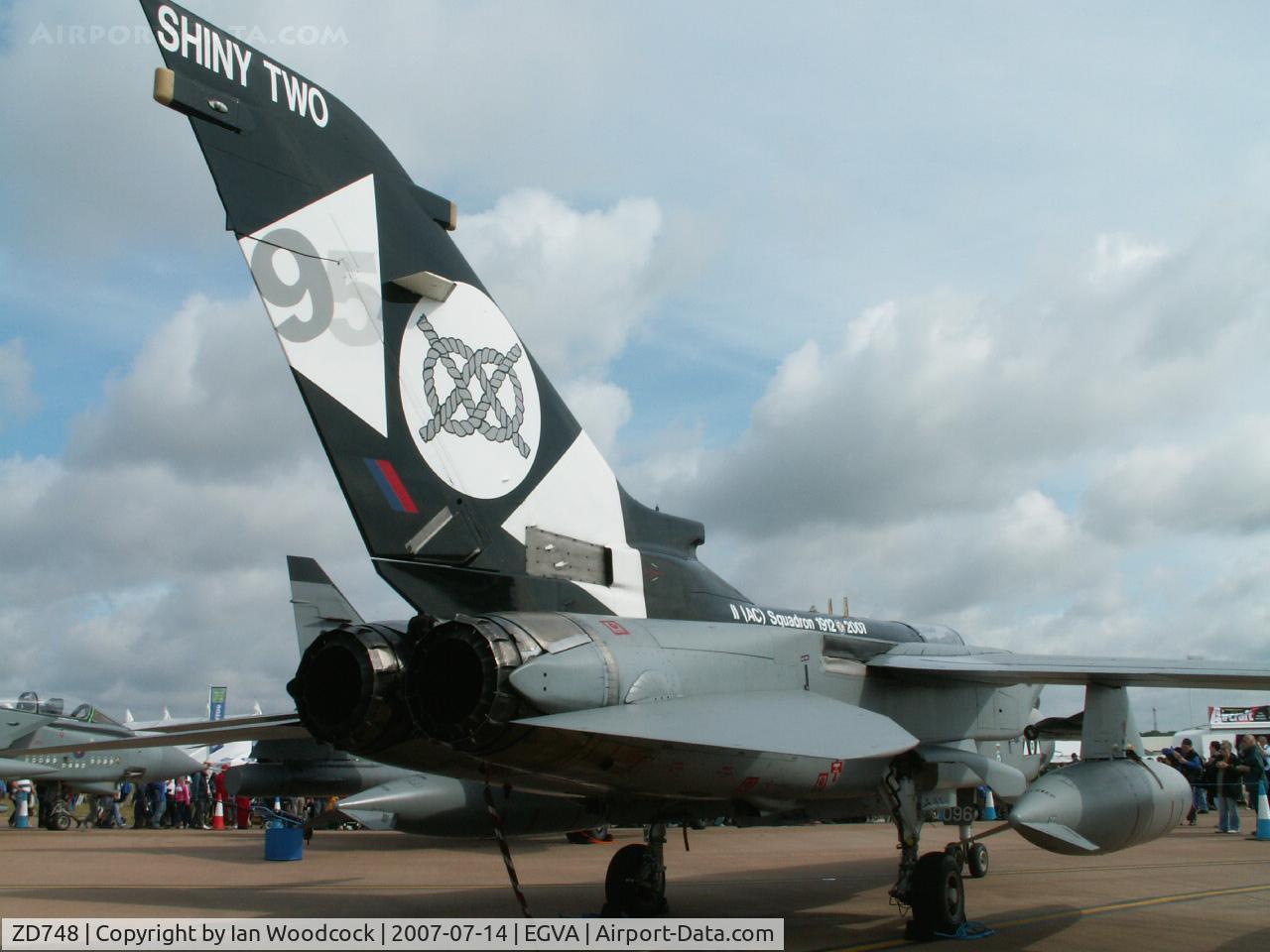 ZD748, 1984 Panavia Tornado GR.4 C/N 382/BS129/3176, Tornado GR-4/RAF 2 Sqn/RIAT Fairford