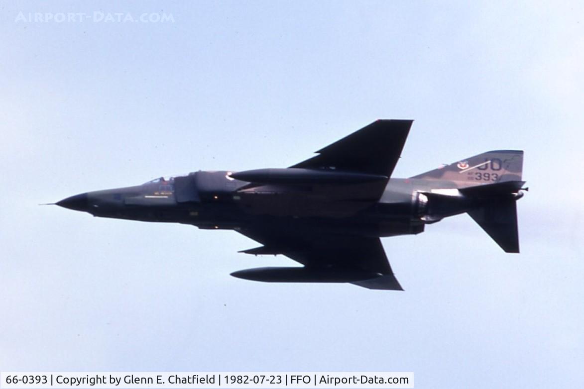 66-0393, 1966 McDonnell RF-4C-29-MC Phantom II C/N 1901, RF-4C approaching to land