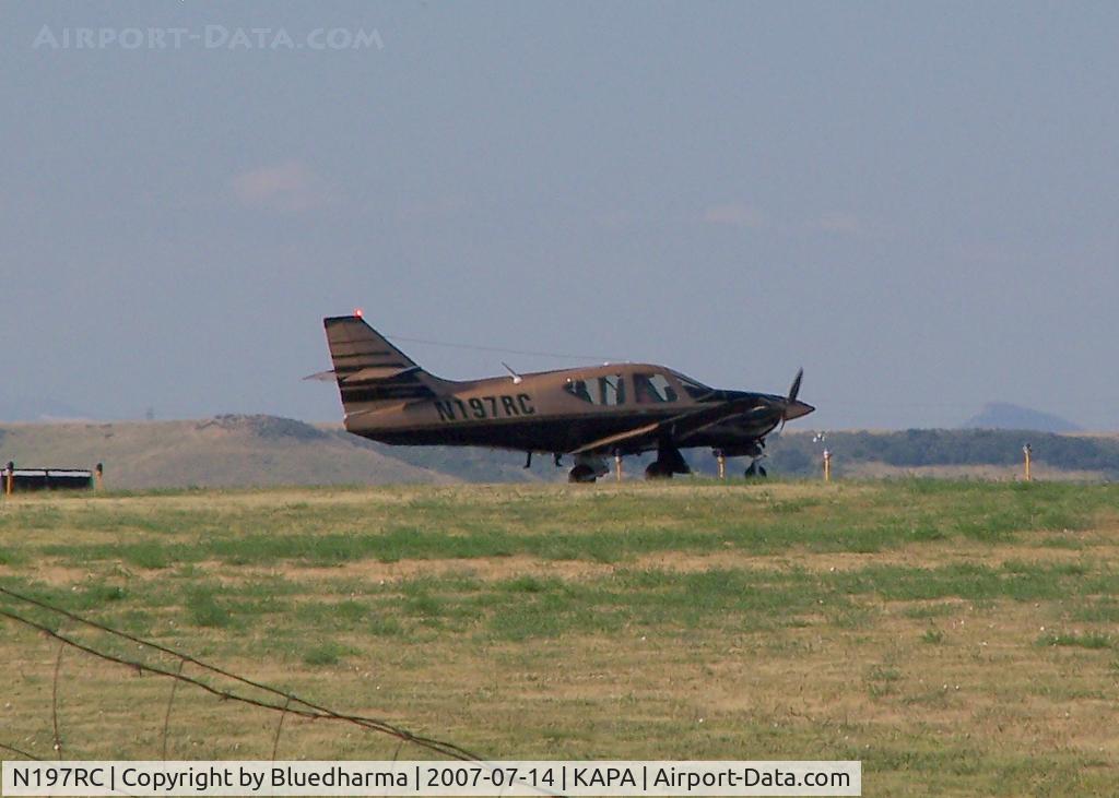 N197RC, 1974 Aero Commander 112 C/N 197, Taxi to Takeoff