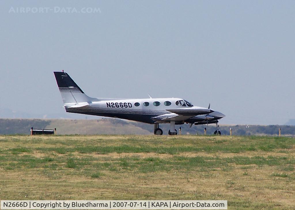 N2666D, Cessna 340A C/N 340A0717, Taxi to takeoff