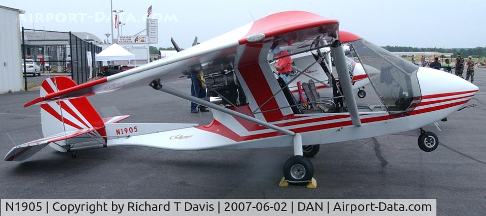 N1905, Quad City Challenger II C/N CH2-1197-1686, Michael D.Barrett Challenger II in Danville Va.