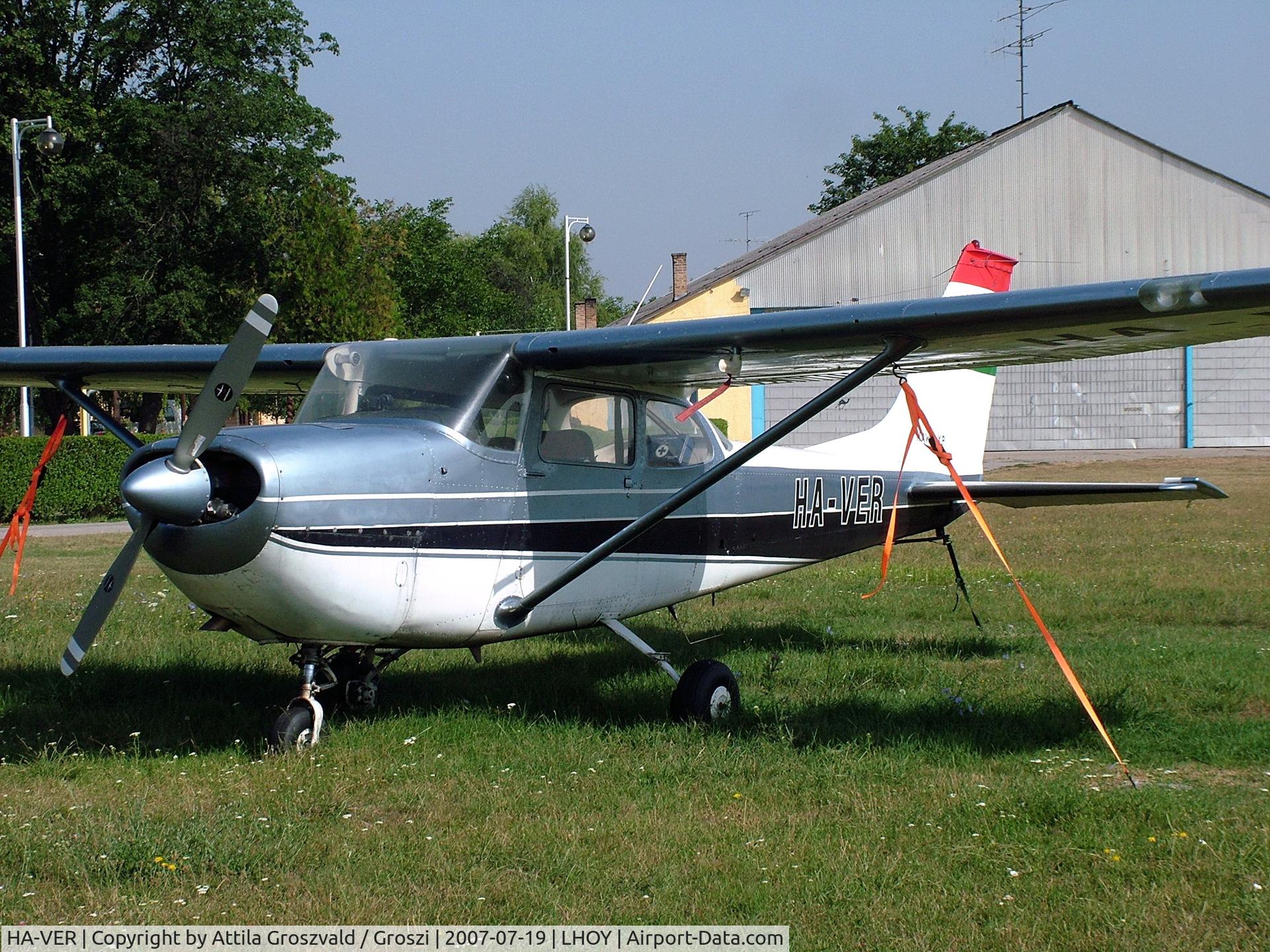 HA-VER, 1999 Reims FR172G Reims Rocket C/N 0203, ex F-BOQE / 07.19.07. ÅcsÃ©ny Airport / Hungary