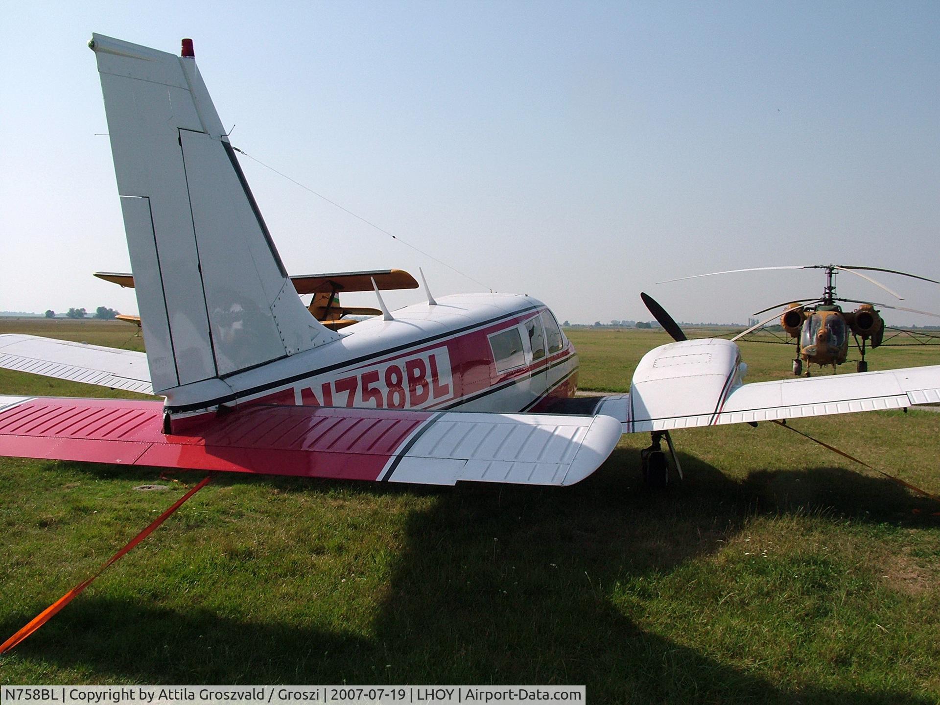 N758BL, 1973 Piper PA-34-200 Seneca C/N 34-7350318, 07.19.07. ÅcsÃ©ny Airport / Hungary