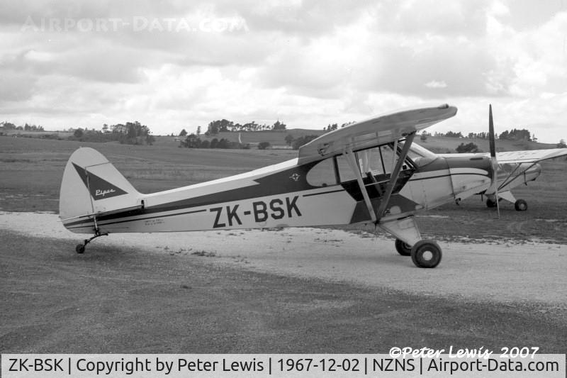 ZK-BSK, Piper PA-18 C/N 18-7580, Cub 95, used for tailwheel training