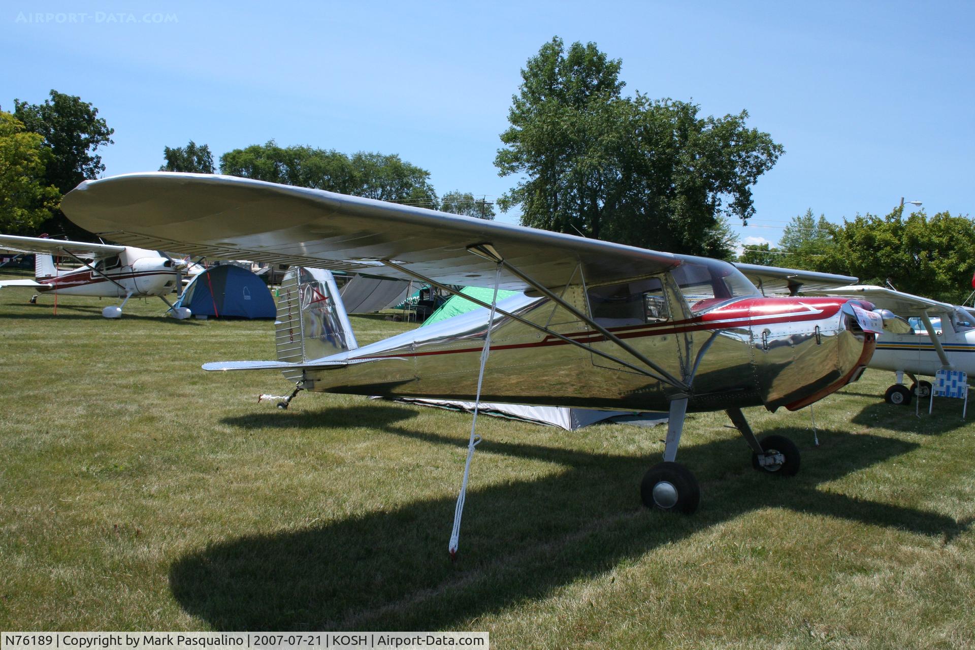 N76189, 1946 Cessna 120 C/N 10586, Cessna 120