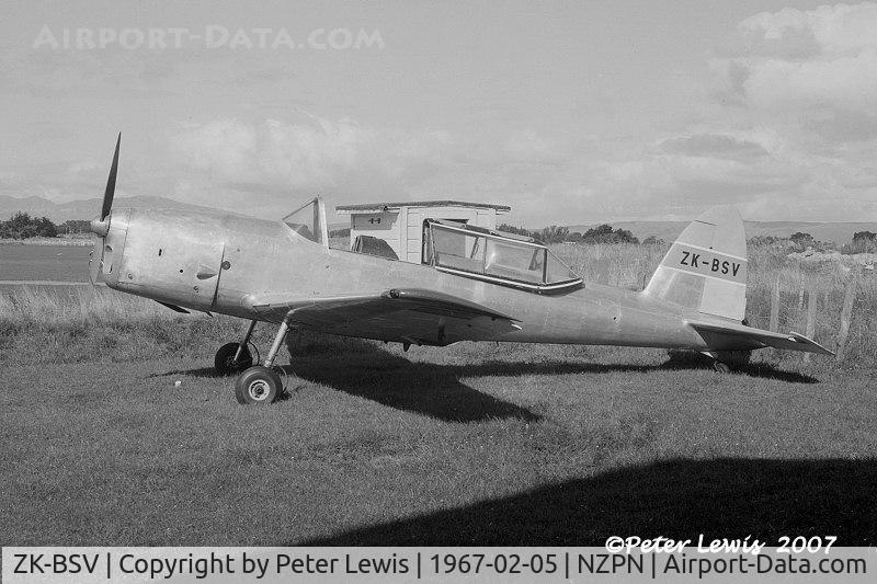 ZK-BSV, 1950 De Havilland DHC-1 Chipmunk 22 C/N C1/0221, ex-RAF WD283