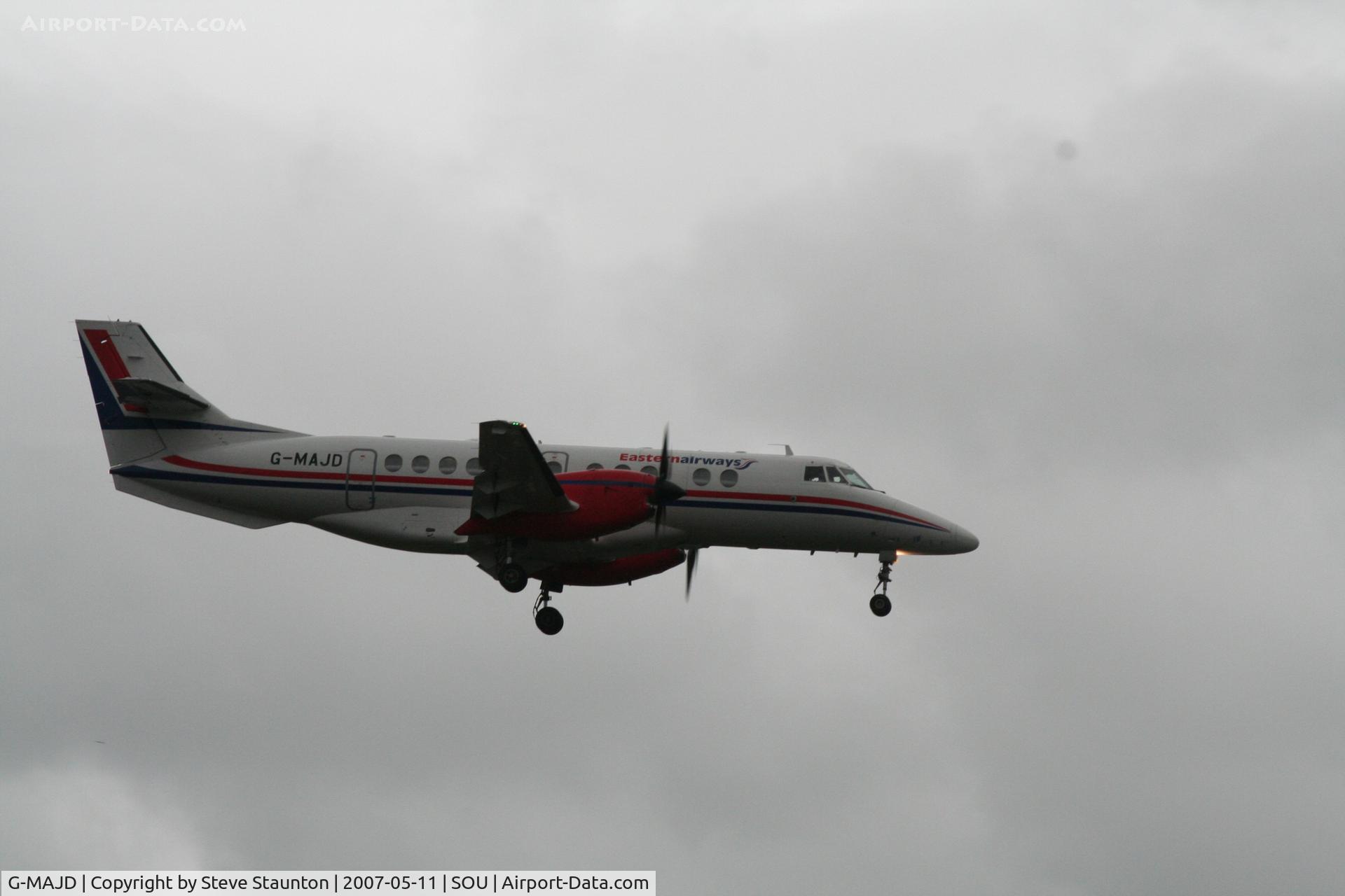 G-MAJD, 1992 British Aerospace Jetstream 41 C/N 41006, Taken on a stormy evening @ Southampton