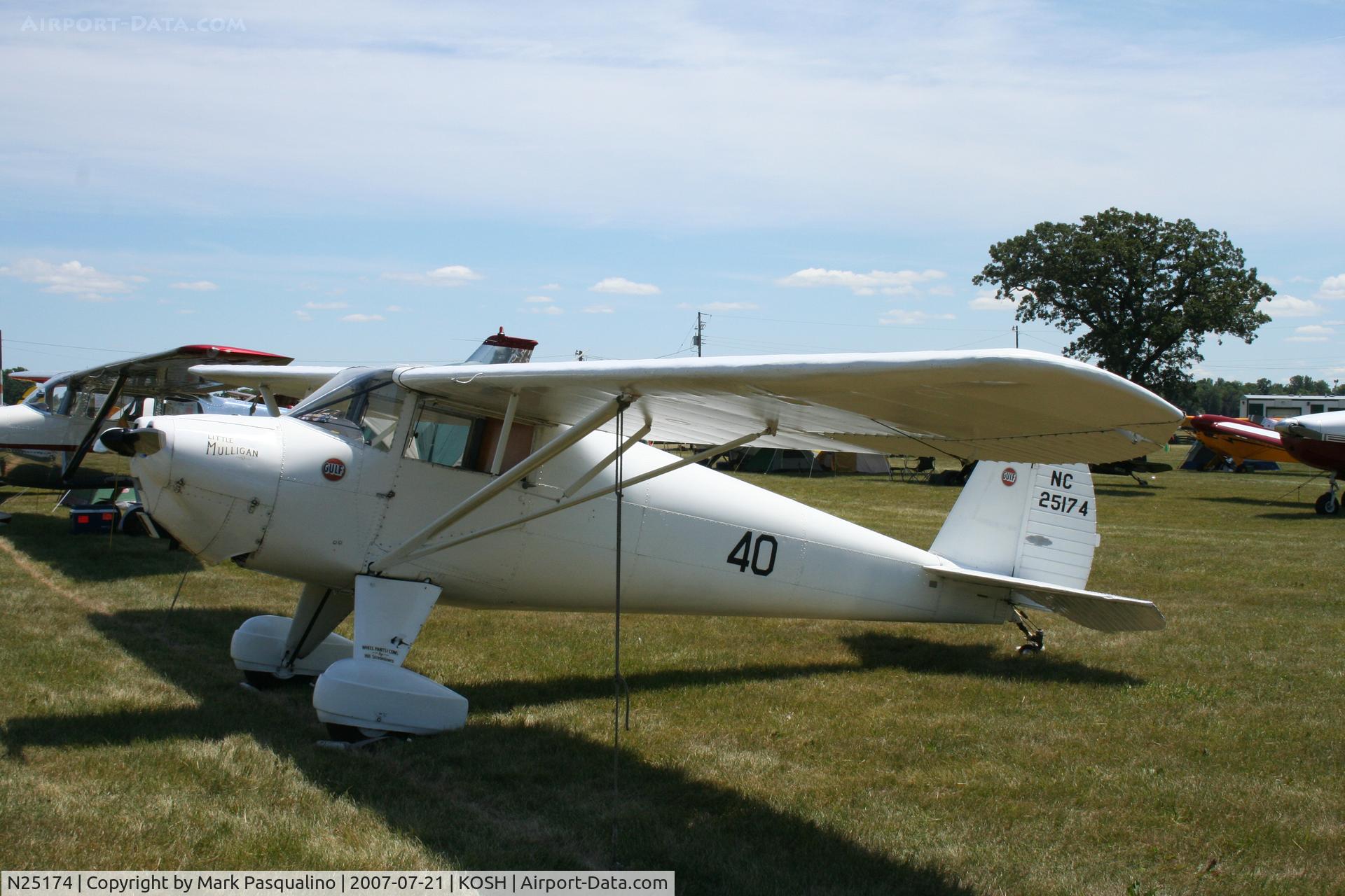 N25174, 1939 Luscombe 8A Silvaire C/N 1098, Luscombe 8A