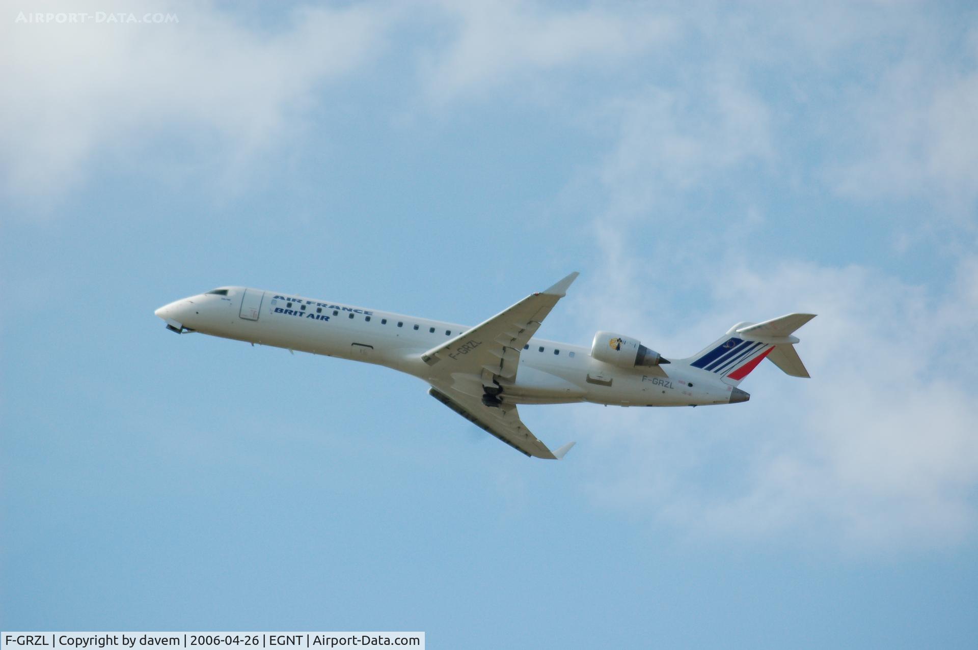 F-GRZL, 2006 Bombardier CRJ-700 (CL-600-2C10) Regional Jet C/N 10245, Air France / Brit Air CL600