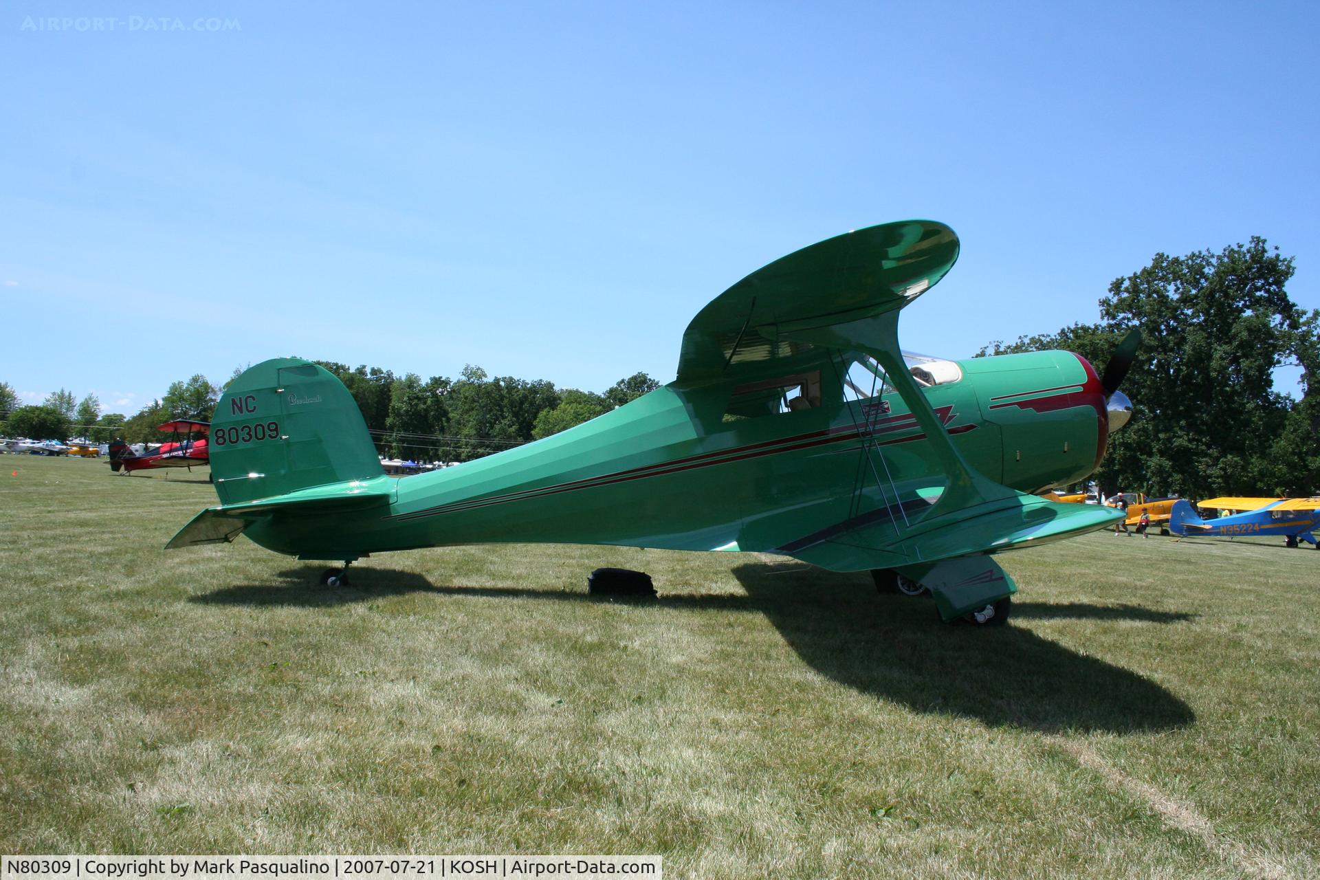 N80309, 1946 Beech G17S C/N B-8, Beech G17S