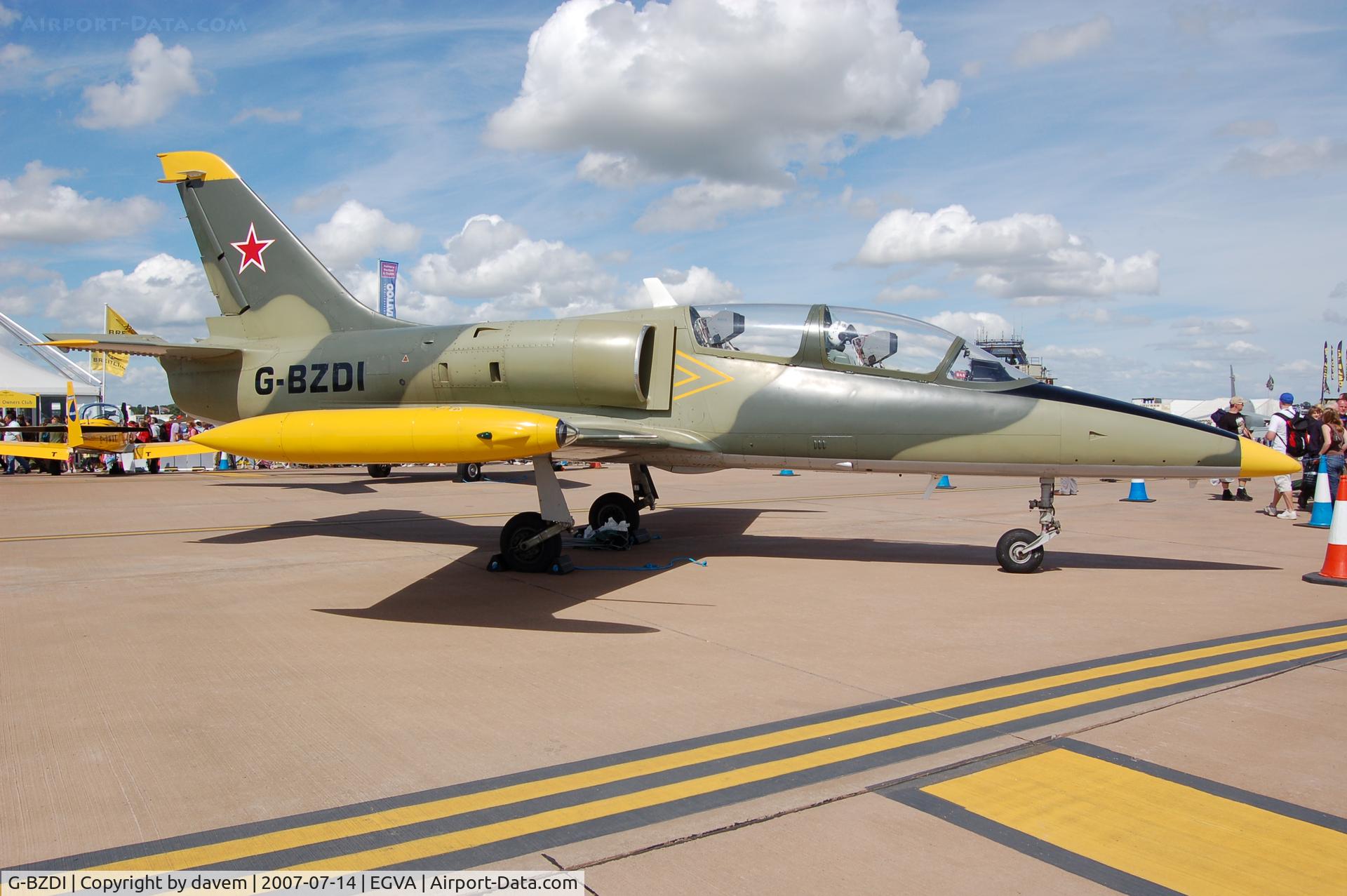 G-BZDI, 1968 Aero L-39C Albatros C/N 031822, Static Display at Fairford 2007