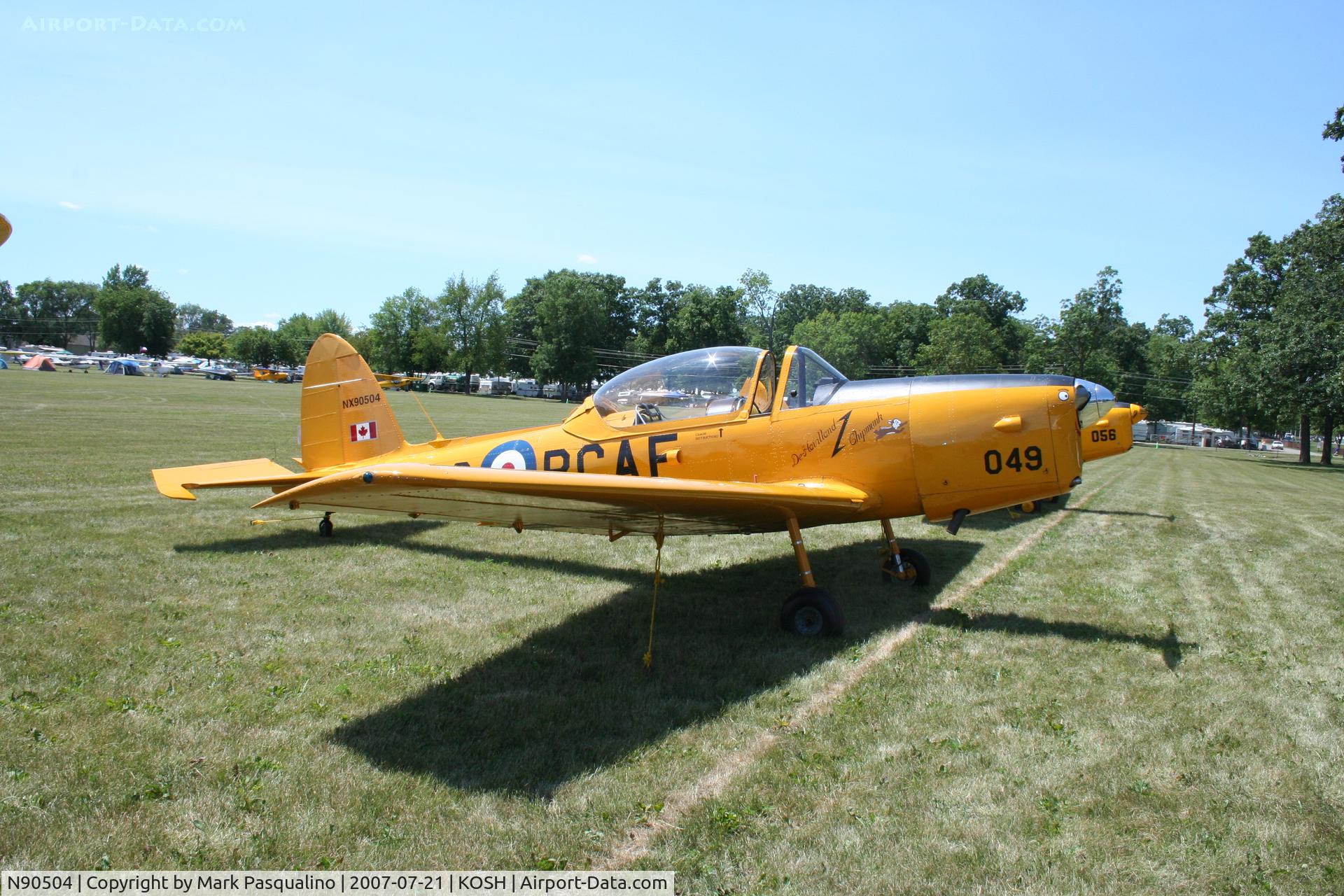 N90504, 1956 De Havilland Canada DHC-1B-2-S5 Chipmunk Mk2 C/N 187-225, DHC-1B-2-S5