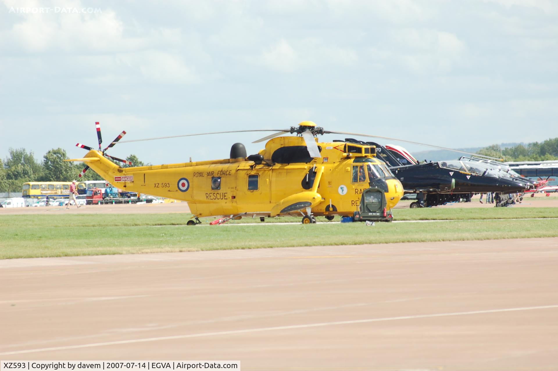 XZ593, 1978 Westland Sea King HAR.3 C/N WA859, WESTLAND SEA KING