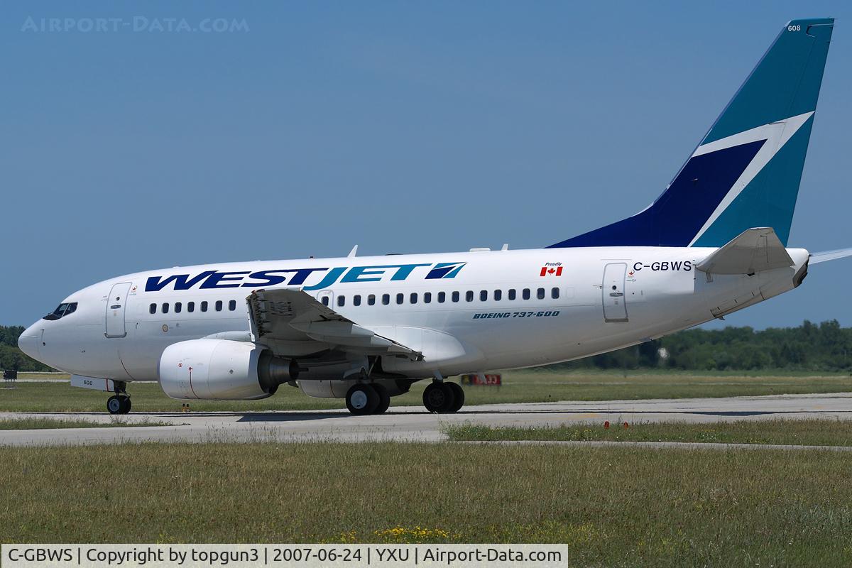 C-GBWS, 2006 Boeing 737-6CT C/N 34288, Taxiing for departure
