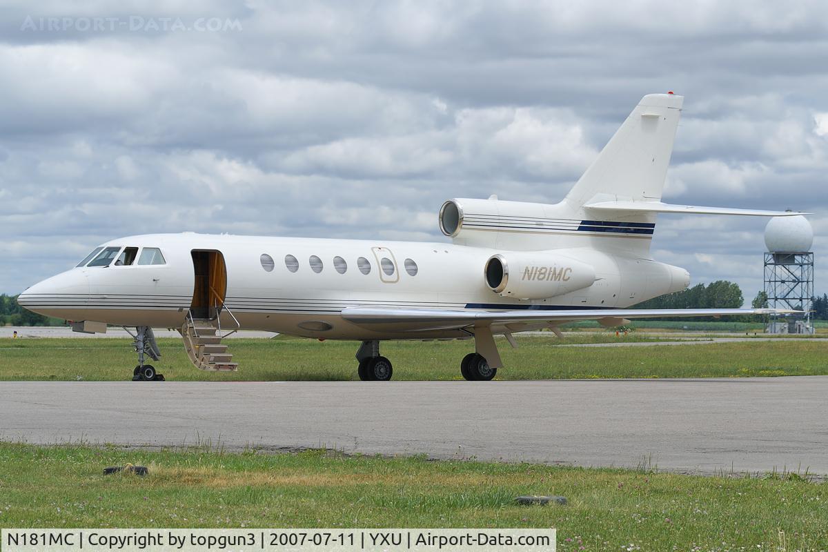 N181MC, 1999 Dassault Mystere Falcon 50 C/N 279, Parked at ESSO ramp.