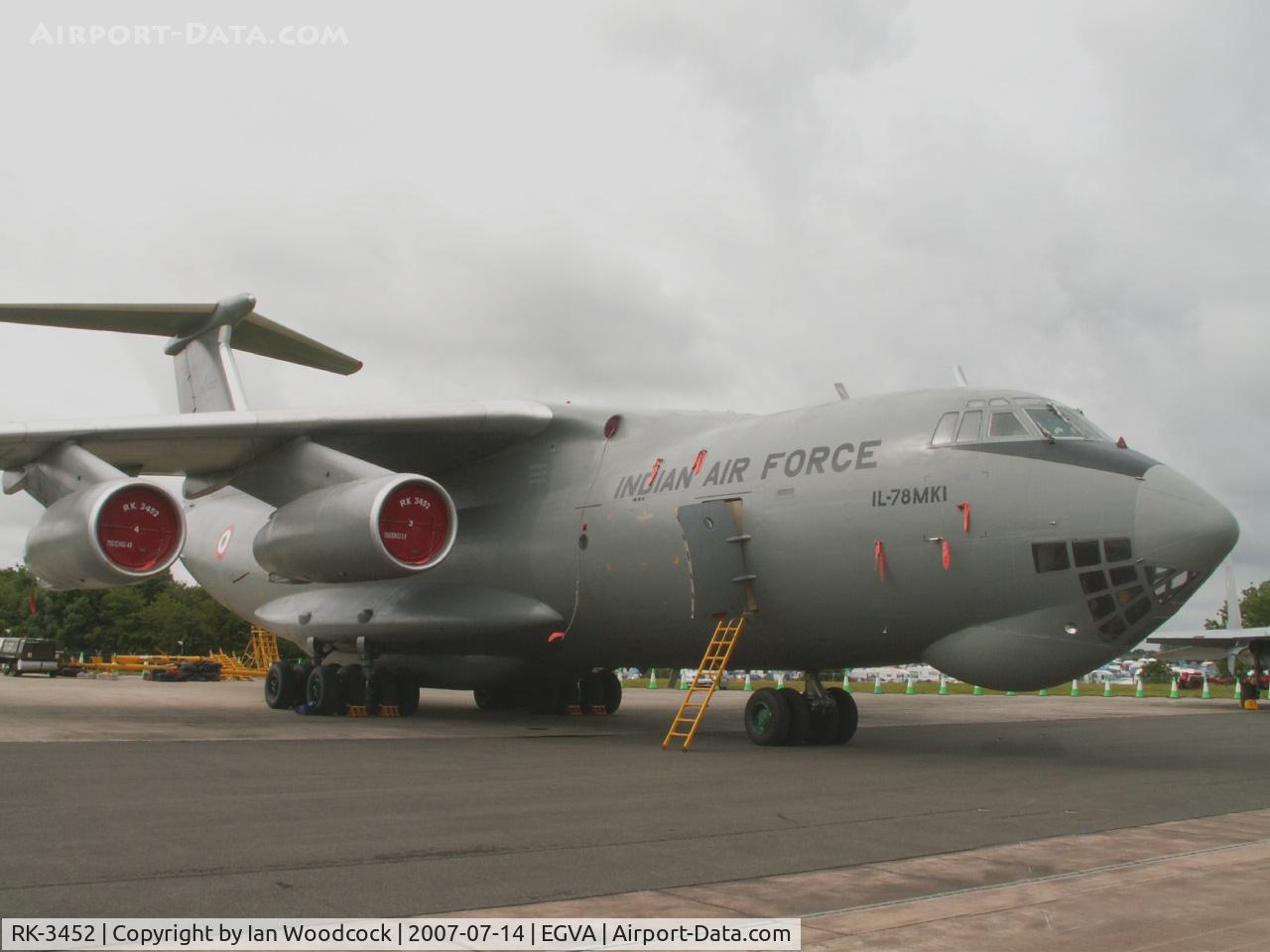 RK-3452, Ilyushin Il-78 C/N 003425860, Ilyushin IL-78MKI/78 Sqn Indian AF/RIAT Fairford