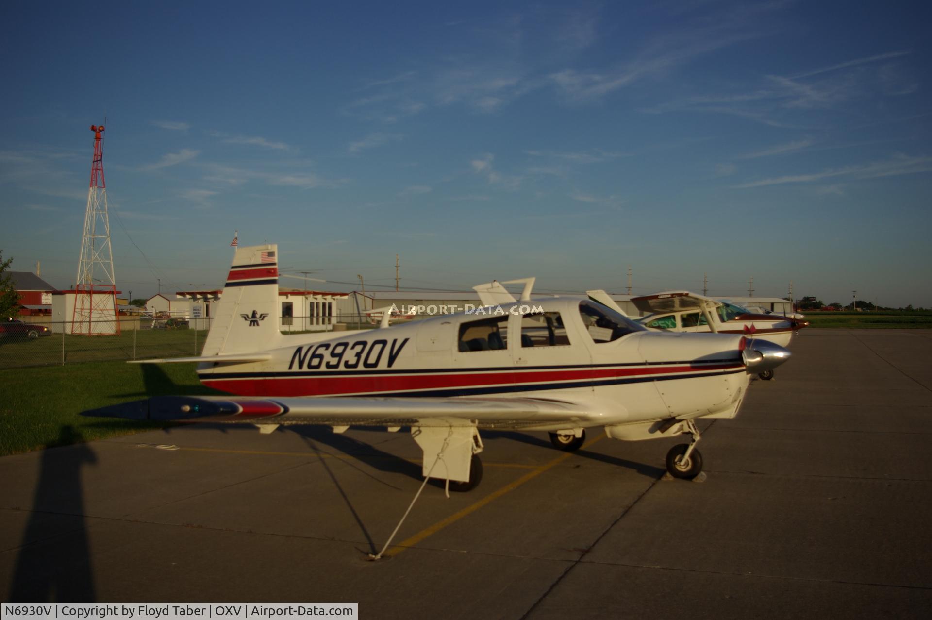 N6930V, 1975 Mooney M20C Ranger C/N 20-1183, In for the Races