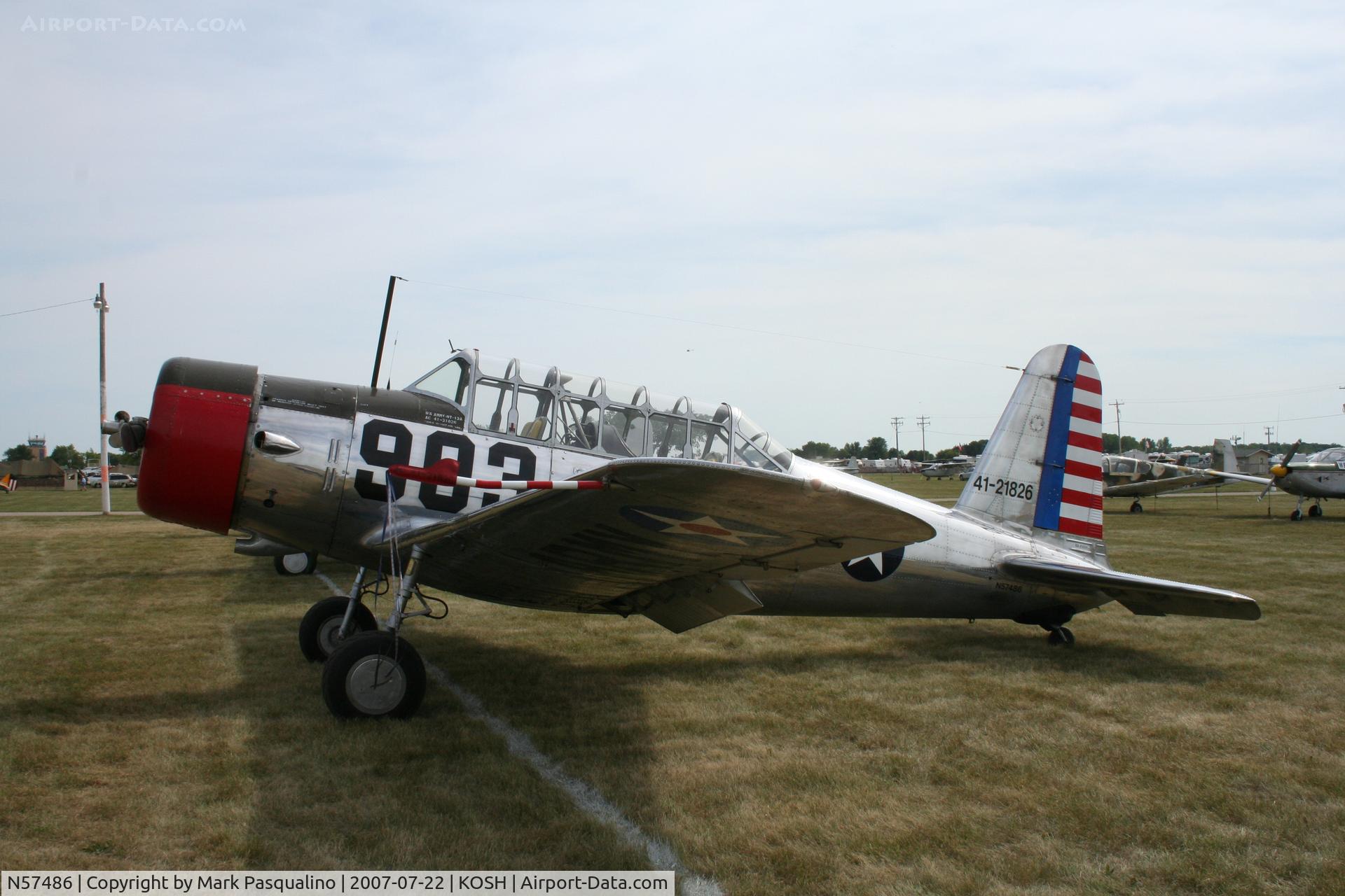 N57486, 1942 Consolidated Vultee BT-13A Valiant C/N 5665, BT-13A