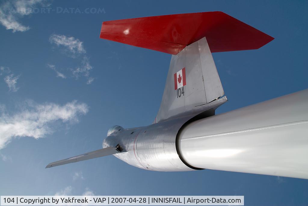 104, 1959 Canadair CF-104F Starfighter C/N 583F-5070, Canadian Air Force F104 Starfighter