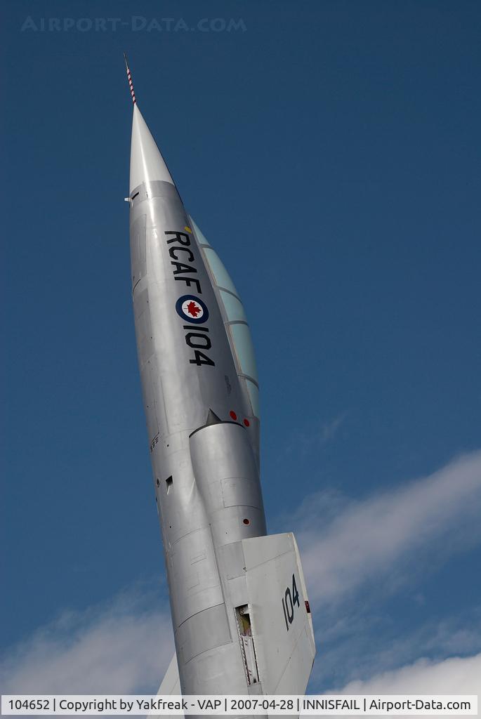 104652, Lockheed CF-104D Starfighter C/N 583A-5322, Canadian Air Force F104 Starfighter