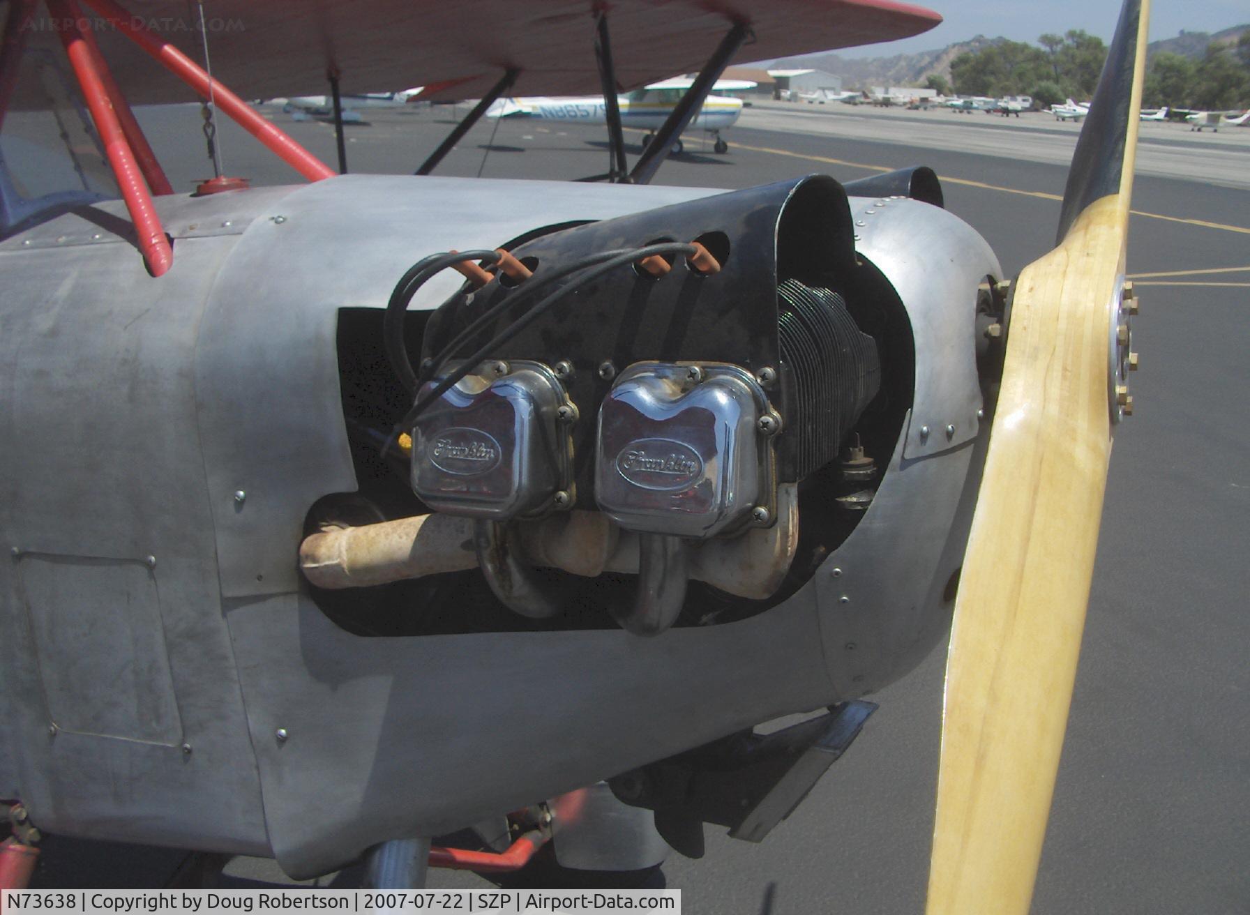N73638, 1963 Corben Baby Ace Model A C/N 638, 1963 CORBEN BABY ACE A, Franklin 4AC176B 65 Hp engine, wood prop