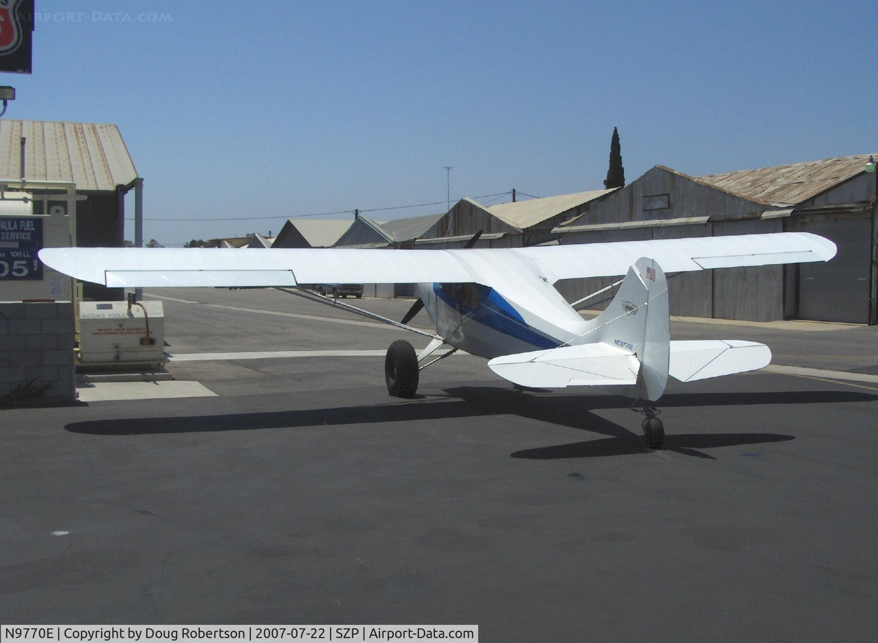 N9770E, 1946 Aeronca 11AC Chief C/N 11AC-1415, 1946 Aeronca 11AC CHIEF, Continental A&C65 65 Hp, 4 psi tundra tires, refueling