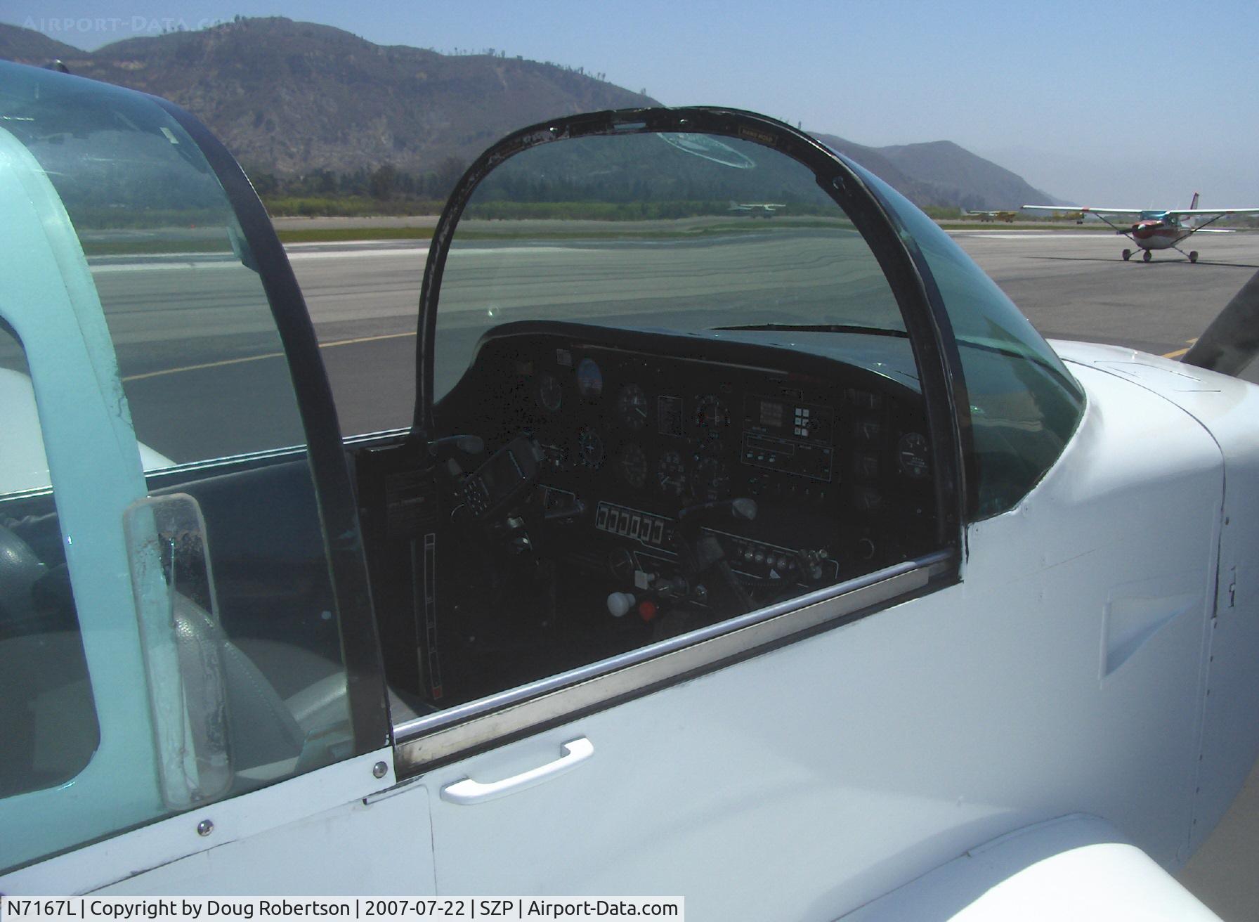 N7167L, 1973 Grumman American AA-5 Traveler C/N AA5-0467, 1973 Grumman American AA-5 TRAVELER, Lycoming O-320 150 Hp, panel