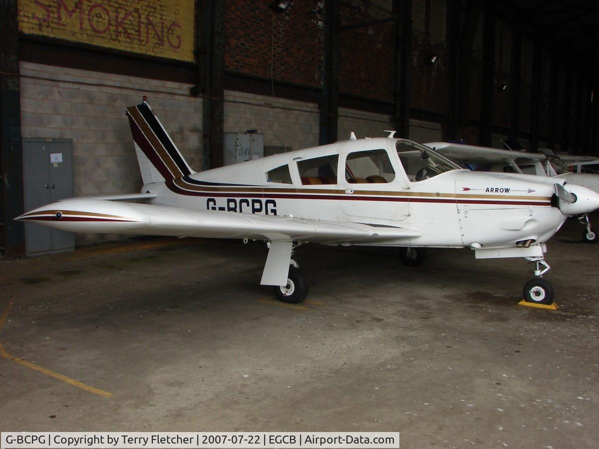 G-BCPG, 1969 Piper PA-28R-200 Cherokee Arrow C/N 28R-35705, Pa-28R-200