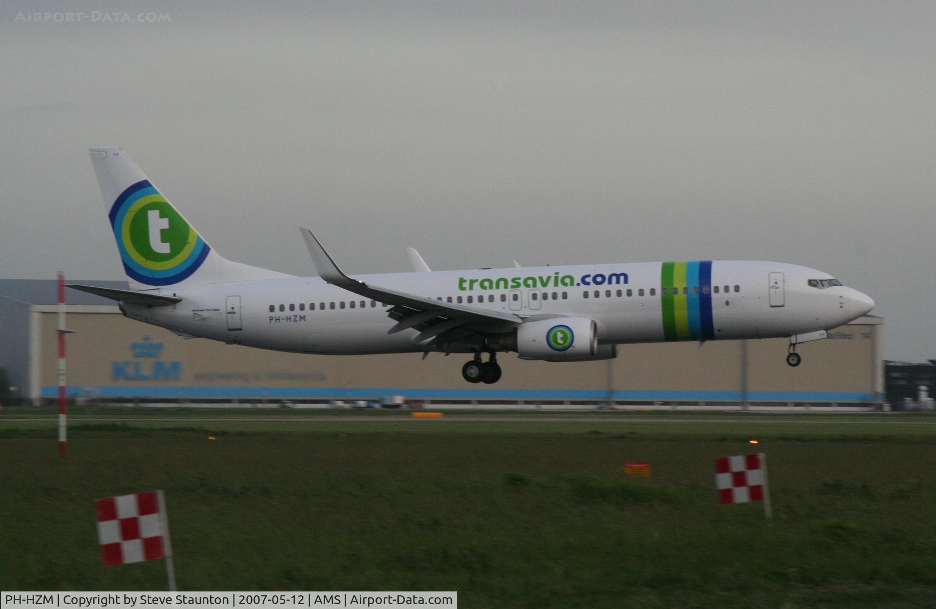 PH-HZM, 2001 Boeing 737-8K2 C/N 30392, Taken on a gloomy evening at Schipol