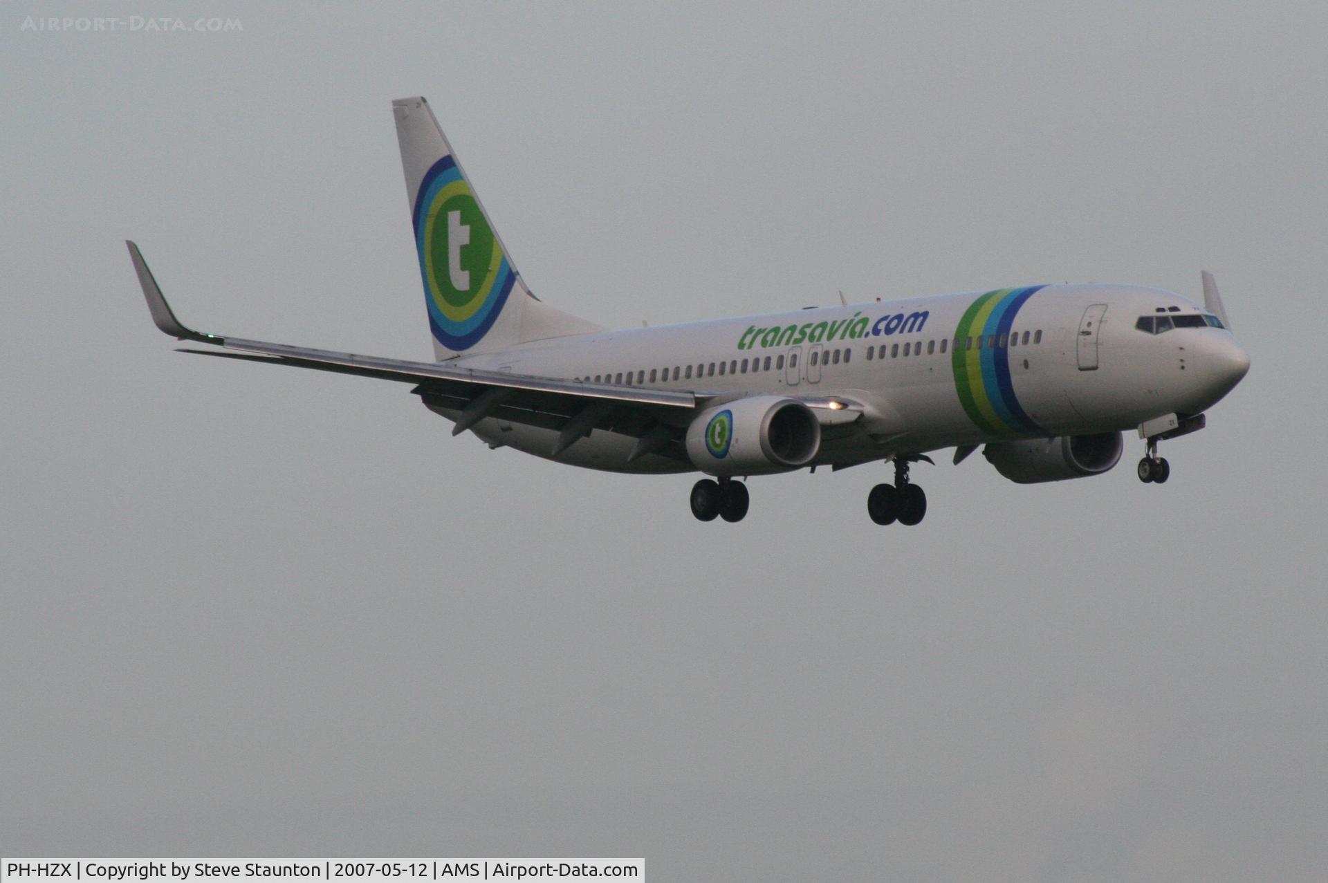 PH-HZX, 2002 Boeing 737-8K2 C/N 28248, Taken on a gloomy evening at Schipol