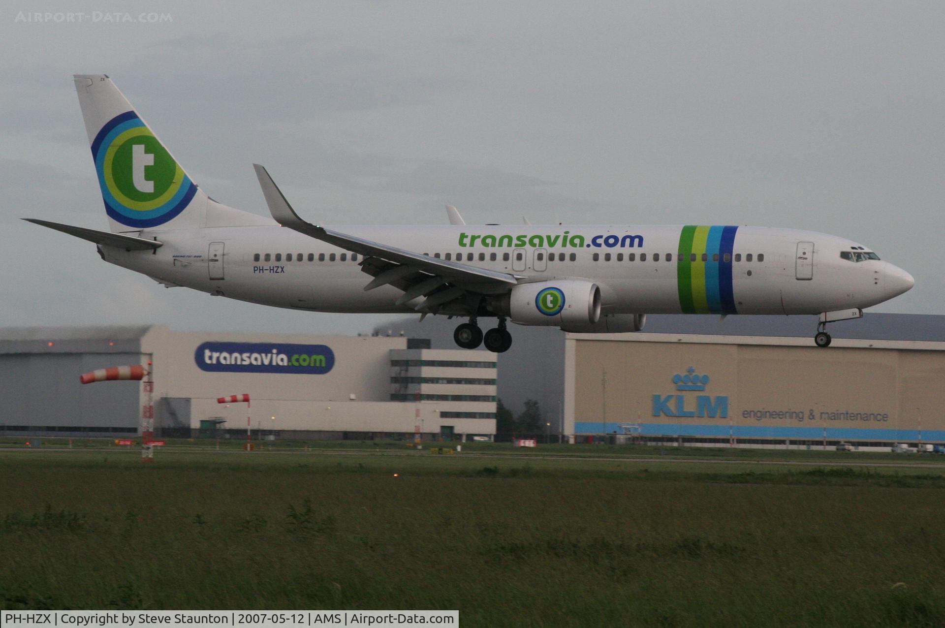 PH-HZX, 2002 Boeing 737-8K2 C/N 28248, Taken on a gloomy evening at Schipol