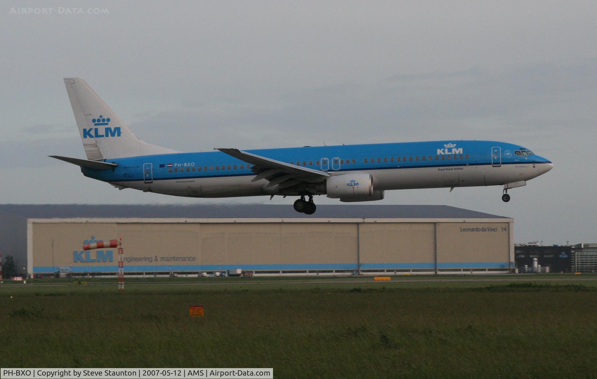 PH-BXO, 2001 Boeing 737-9K2 C/N 29599, Taken on a gloomy evening at Schipol