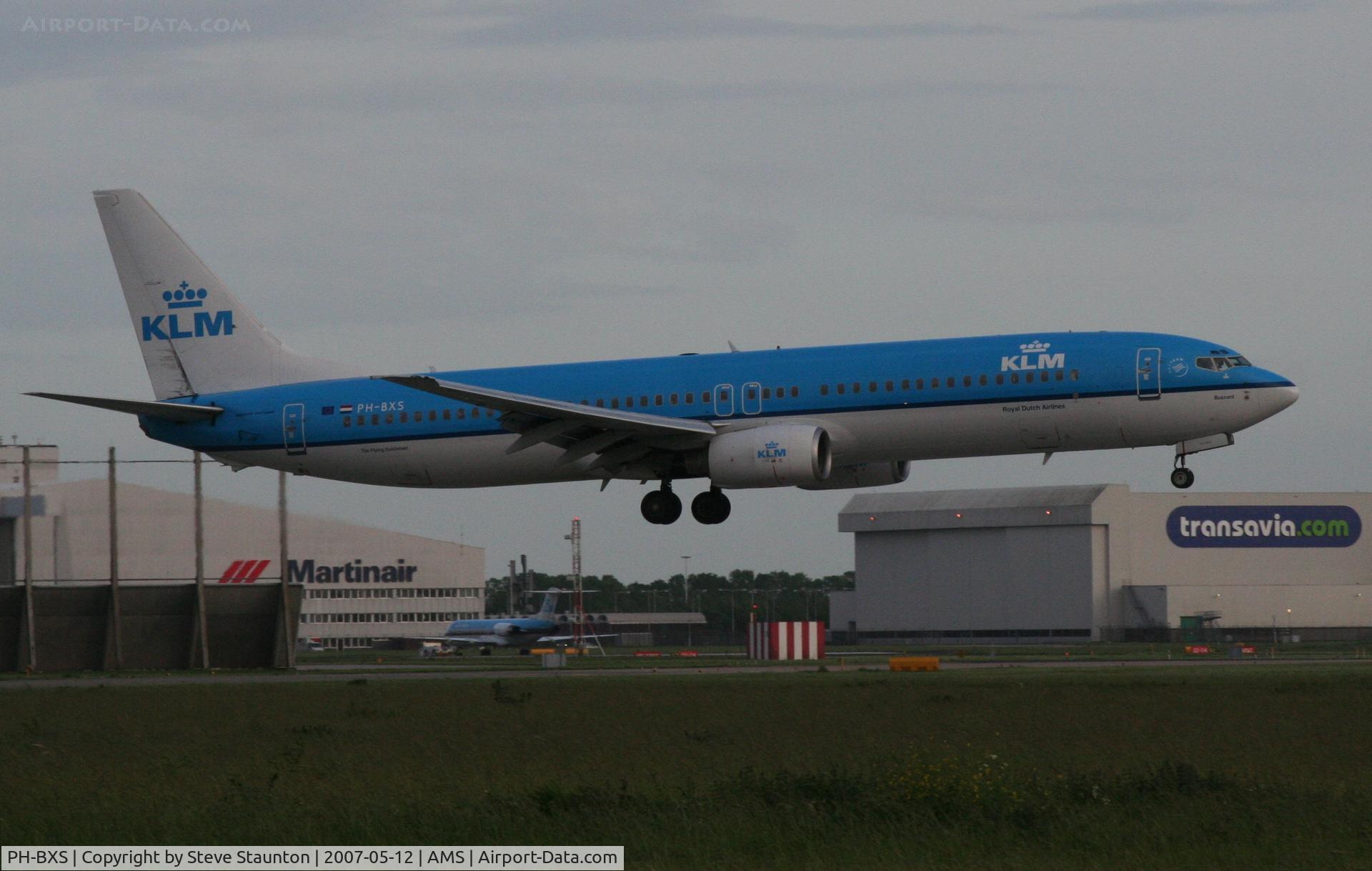 PH-BXS, 2001 Boeing 737-9K2 C/N 29602, Taken on a gloomy evening at Schipol