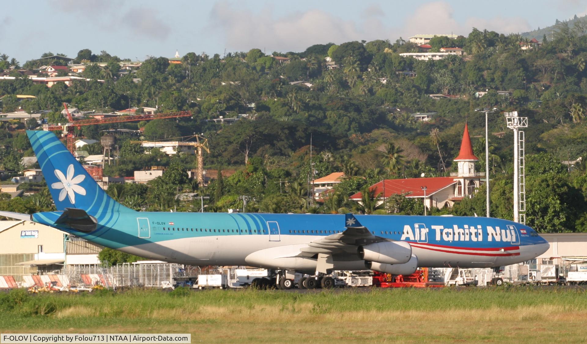 F-OLOV, 2005 Airbus A340-313 C/N 668, The Nuku Hiva at home