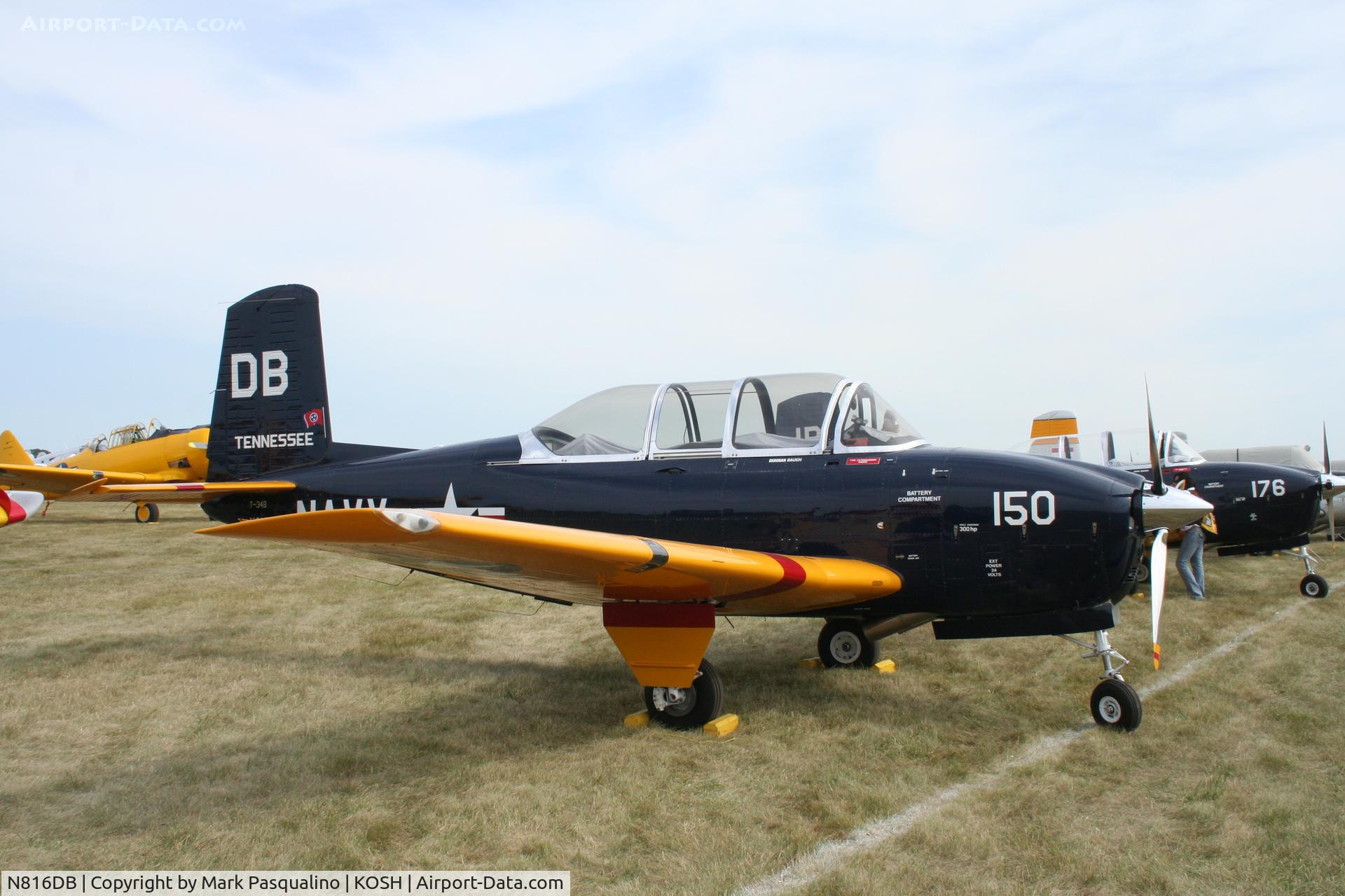 N816DB, 1956 Beech D-45 Mentor C/N BG-150, Beech T-34B