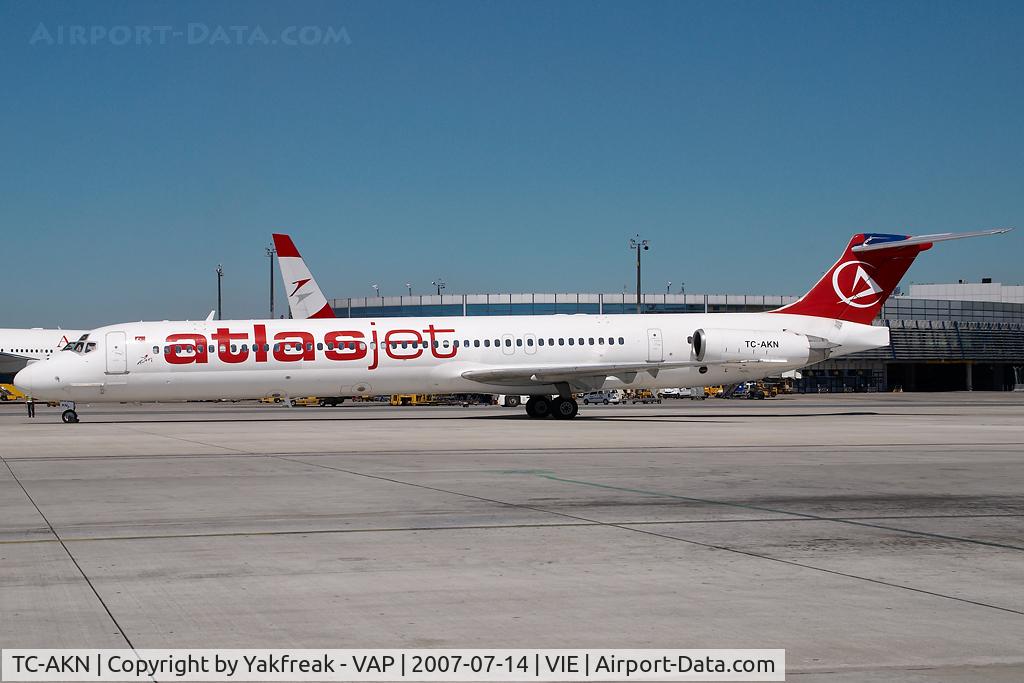 TC-AKN, McDonnell Douglas MD-83 (DC-9-83) C/N 53186, Atlasjet MD80
