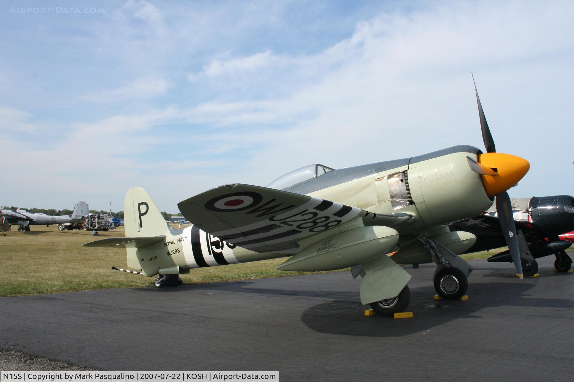N15S, 1953 Hawker Sea Fury FB.11 C/N 41H/696792, Hawker MK 10 Sea Fury