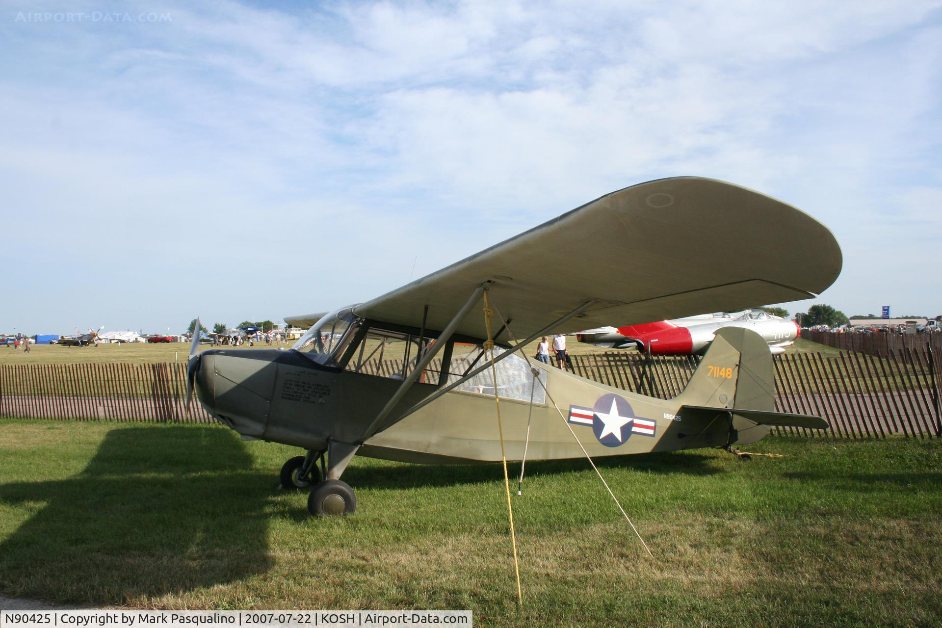 N90425, 1956 Aeronca 7BCM C/N 7BCM-373, Aeronca L-16