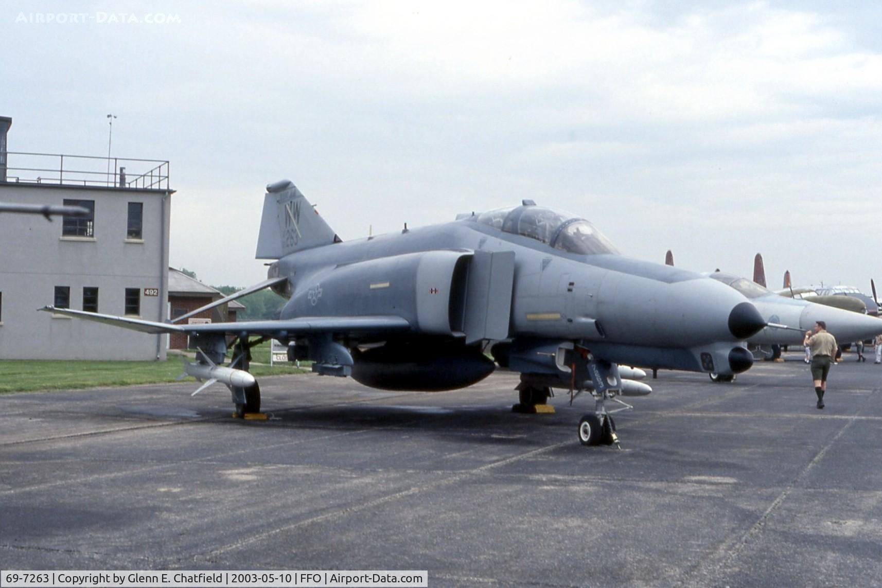 69-7263, 1969 McDonnell Douglas F-4G Phantom II C/N 3947, F-4G at the National Museum of the U.S. Air Force.
