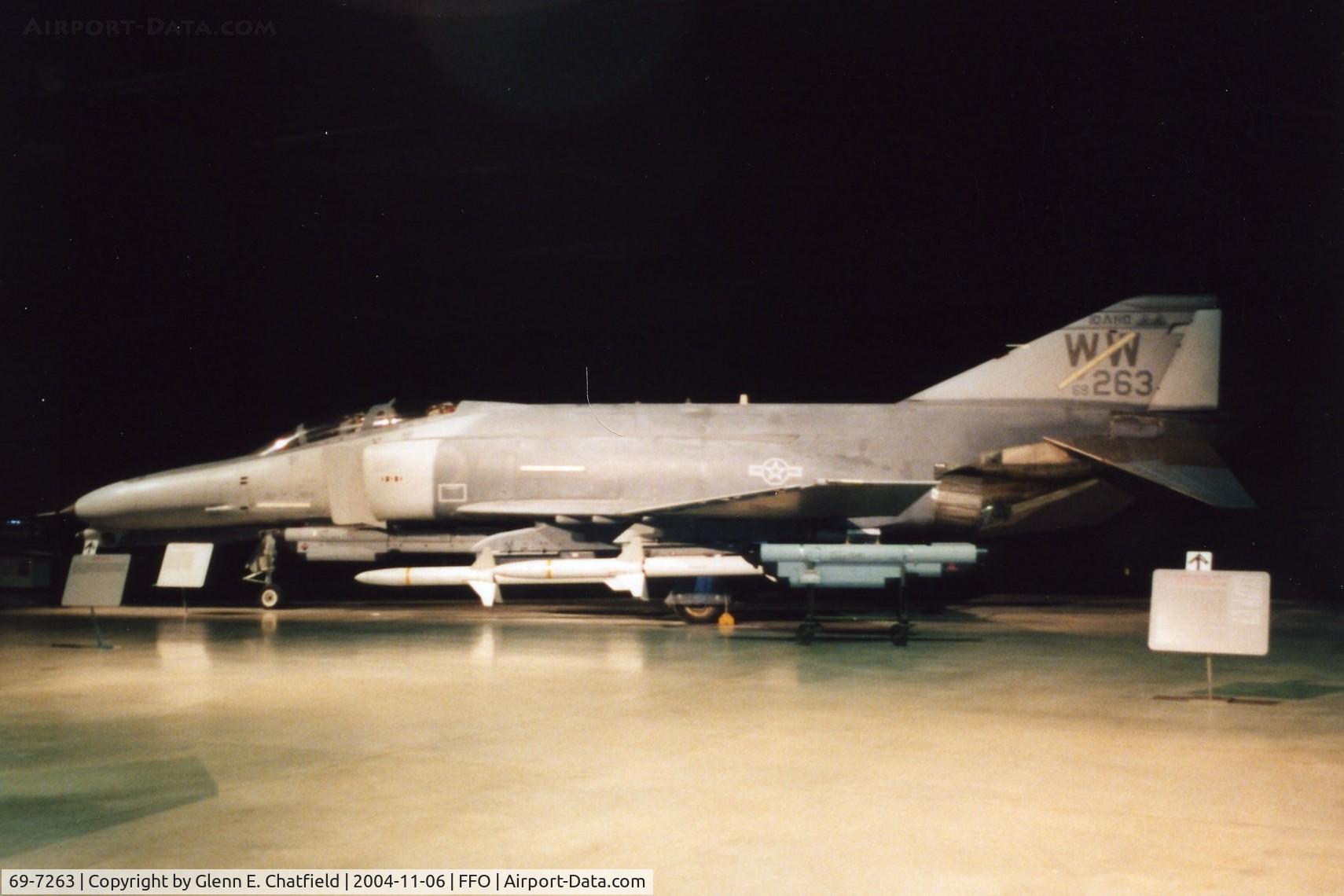 69-7263, 1969 McDonnell Douglas F-4G Phantom II C/N 3947, F-4G at the National Museum of the U.S. Air Force.