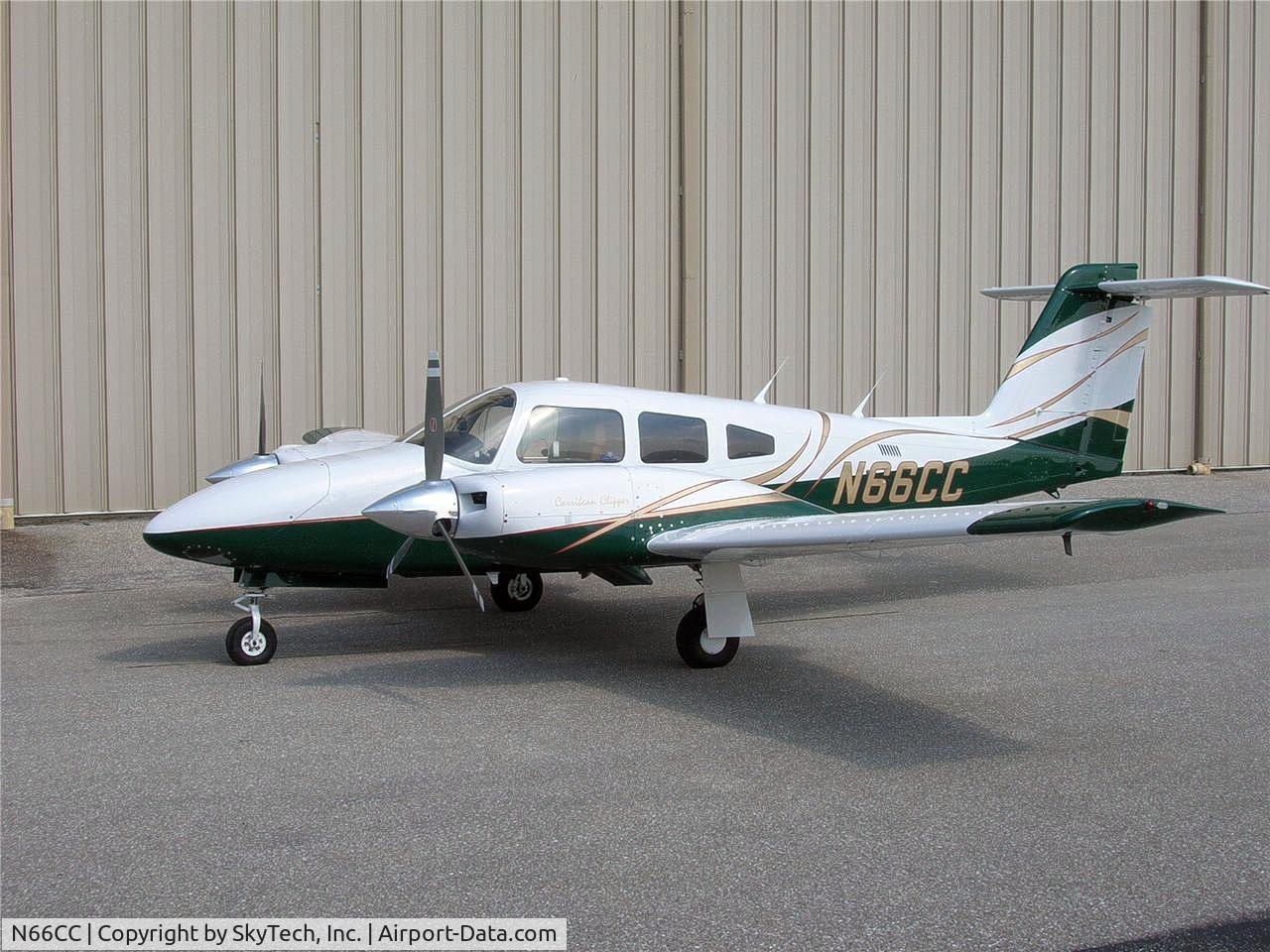 N66CC, 1981 Piper PA-44-180T Turbo Seminole C/N 44-8107042, Caribean Clipper