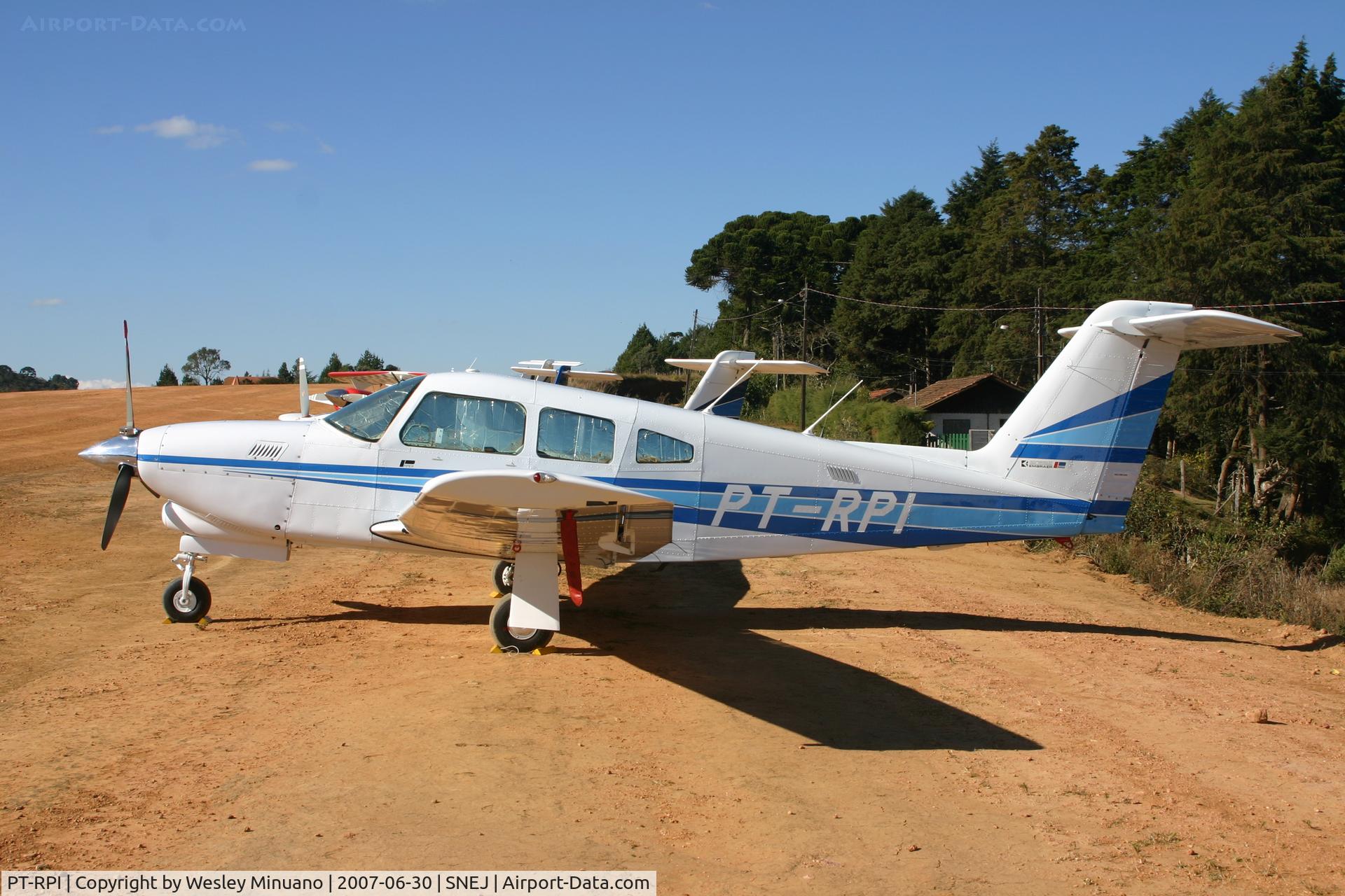 PT-RPI, 1984 Embraer EMB-711ST Corisco II turbo C/N 84-711387, @ SNEJ