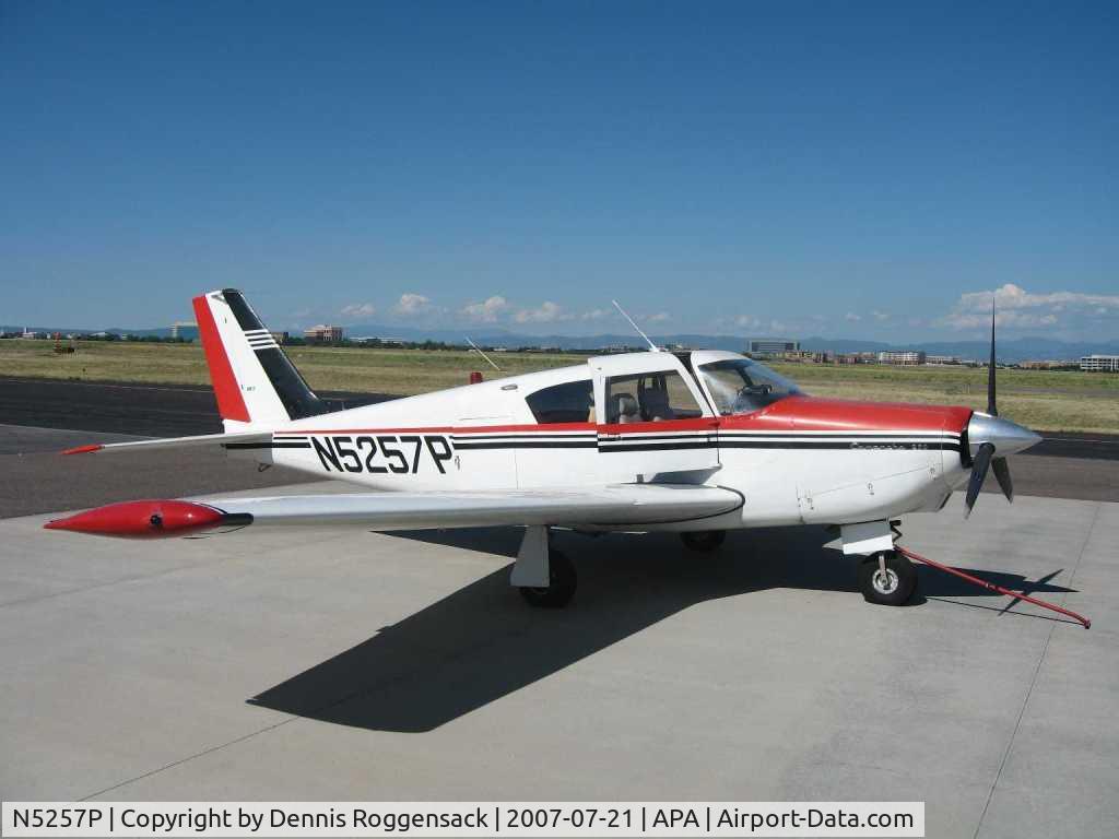 N5257P, 1958 Piper PA-24-250 Comanche C/N 24-289, Comanche at the self serve pump at APA