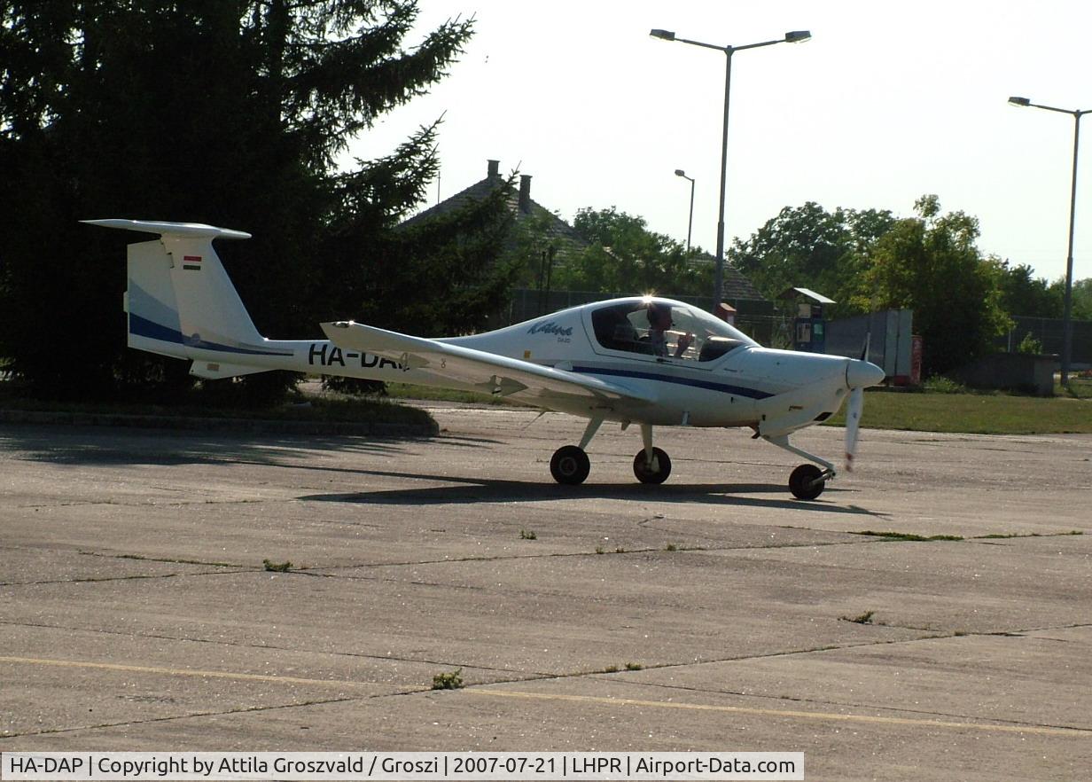 HA-DAP, 1998 Diamond DA-20A-1 Katana C/N 10326, ex N981FA. C-GKAX - GyÅ‘r-PÃ©r Airport, Airshow