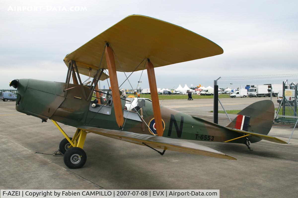 F-AZEI, 1941 De Havilland DH-82A Tiger Moth II C/N 84882, EVX 2007 air show
