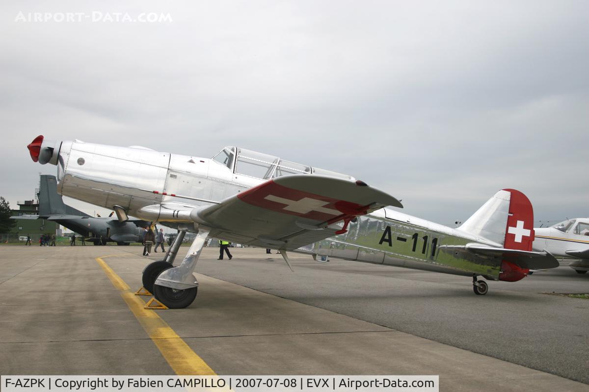 F-AZPK, Pilatus P2-05 C/N 31, EVX 2007 air show