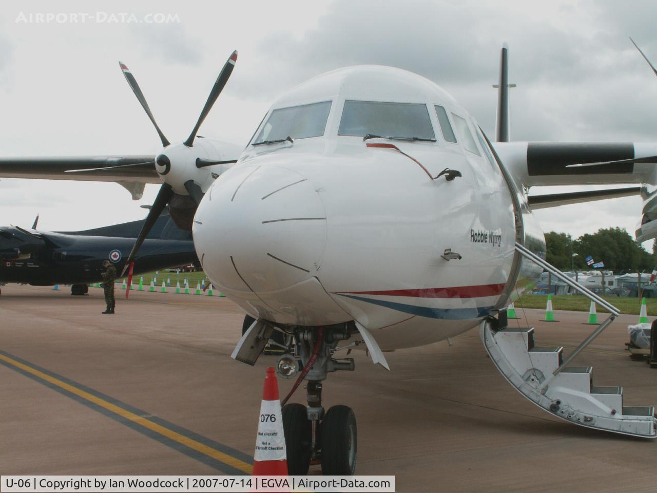 U-06, 1993 Fokker 50 C/N 20287, Fokker 50/Netherlands AF 334 Sqn/RIAT Fairford