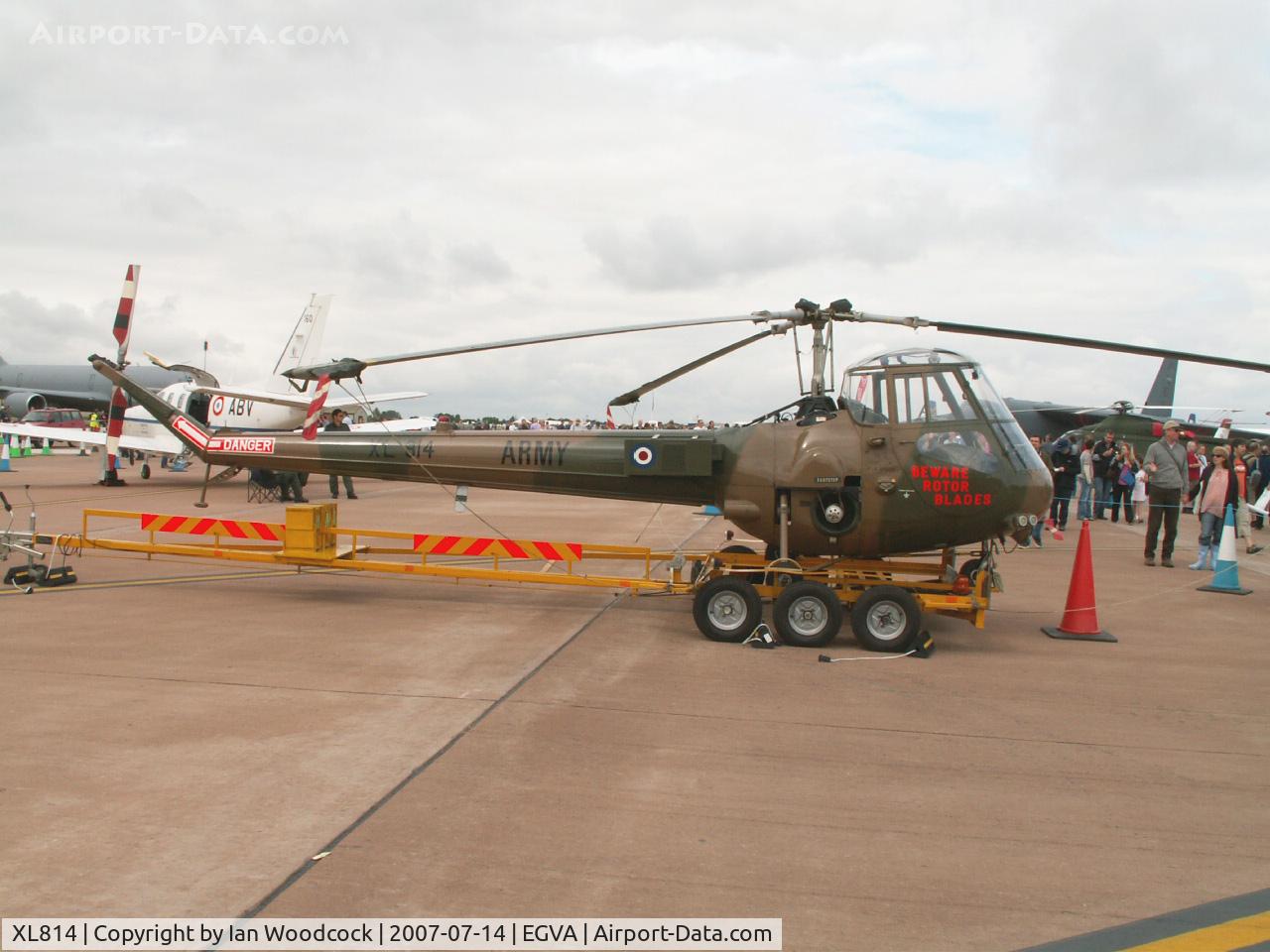 XL814, 1959 Saunders-Roe Skeeter AOP.12 C/N S2/5099, Skeeter AOP.12/Army Air Corps (Historic Flt) RIAT Fairford