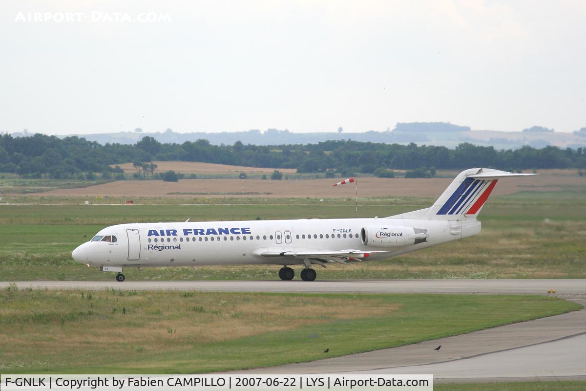 F-GNLK, 1990 Fokker 100 (F-28-0100) C/N 11307, 350D + 100-300F4 Sigma